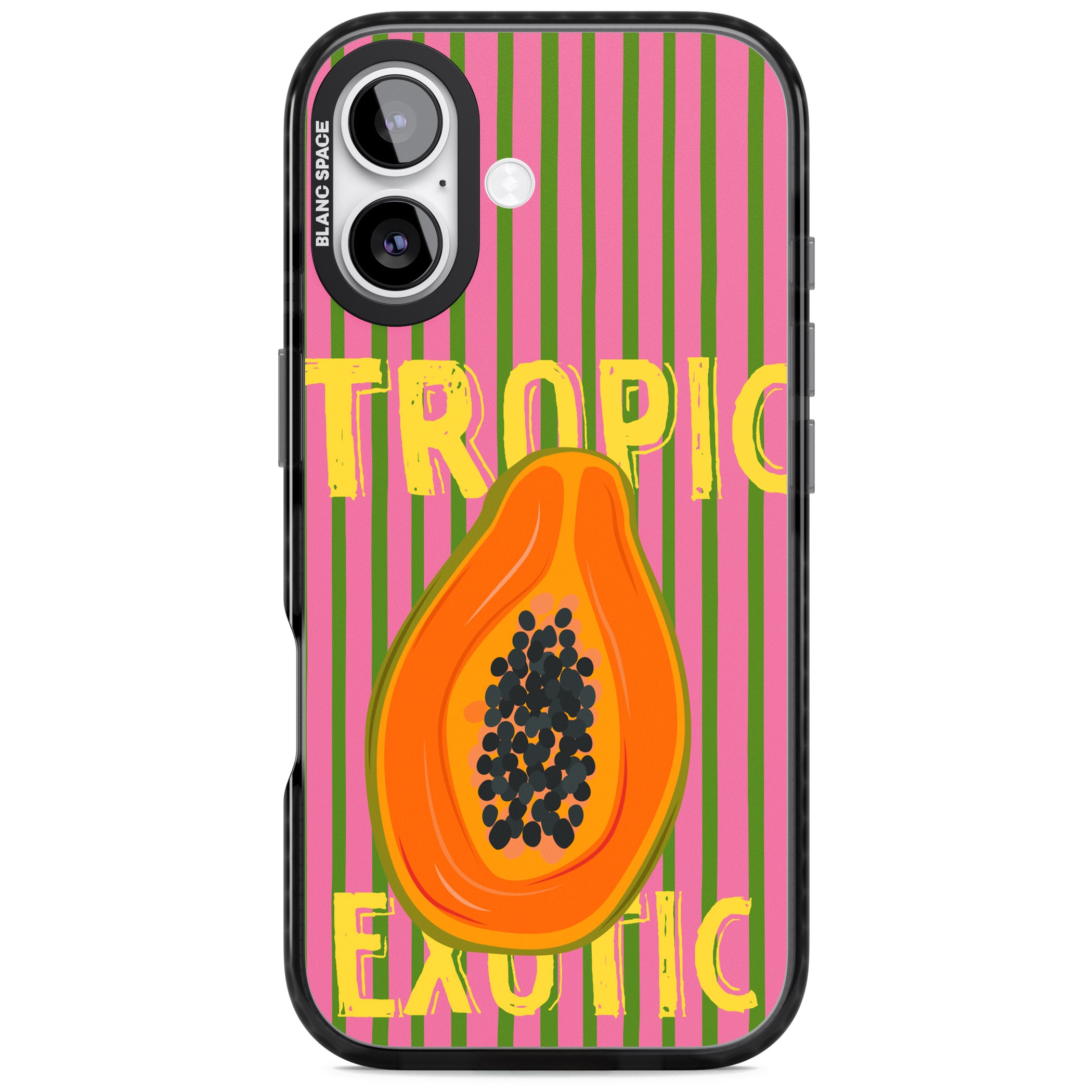 Tropic Exotic iPhone 17 Impact Black Phone Case