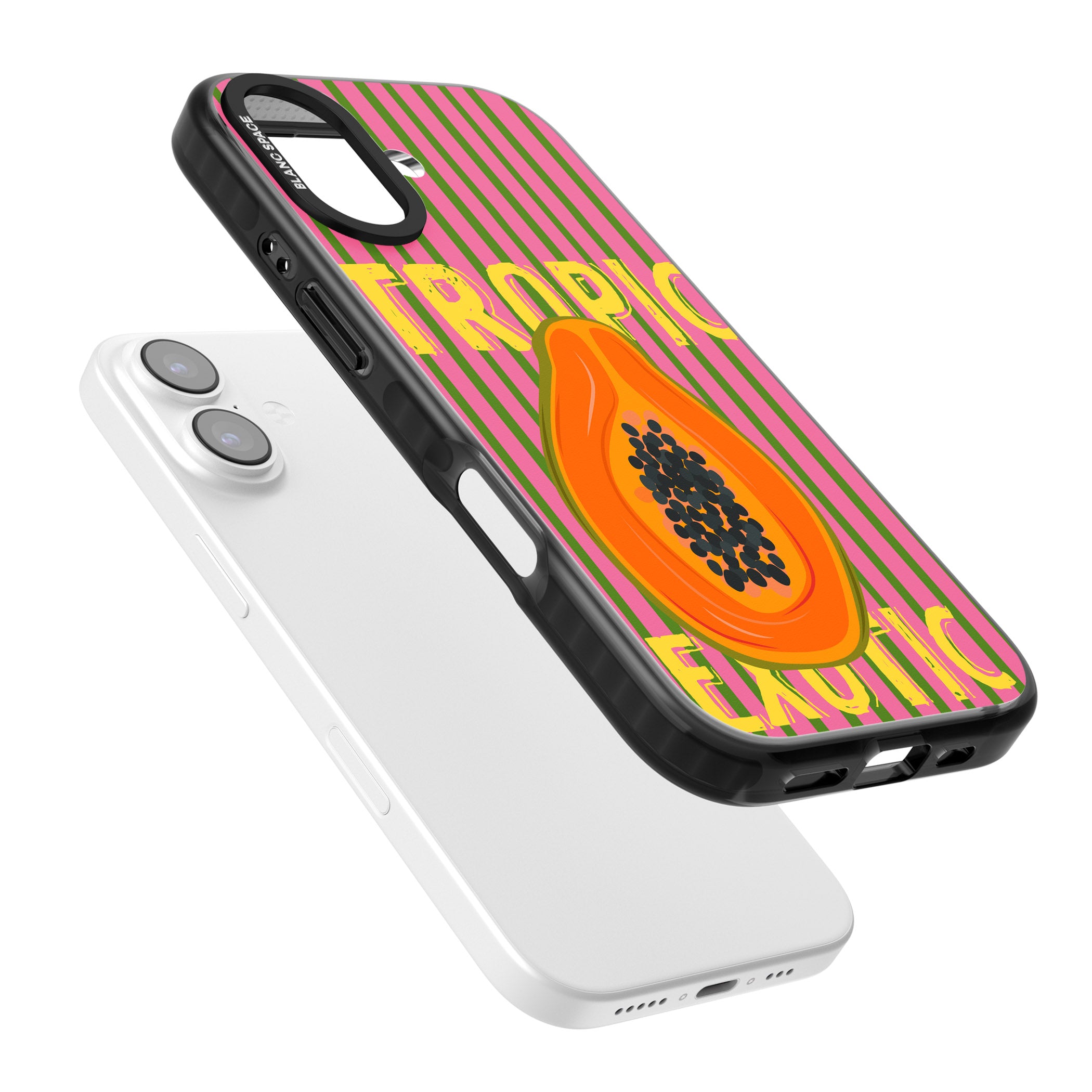 Tropic Exotic iPhone 17 Impact Black Phone Case Colours