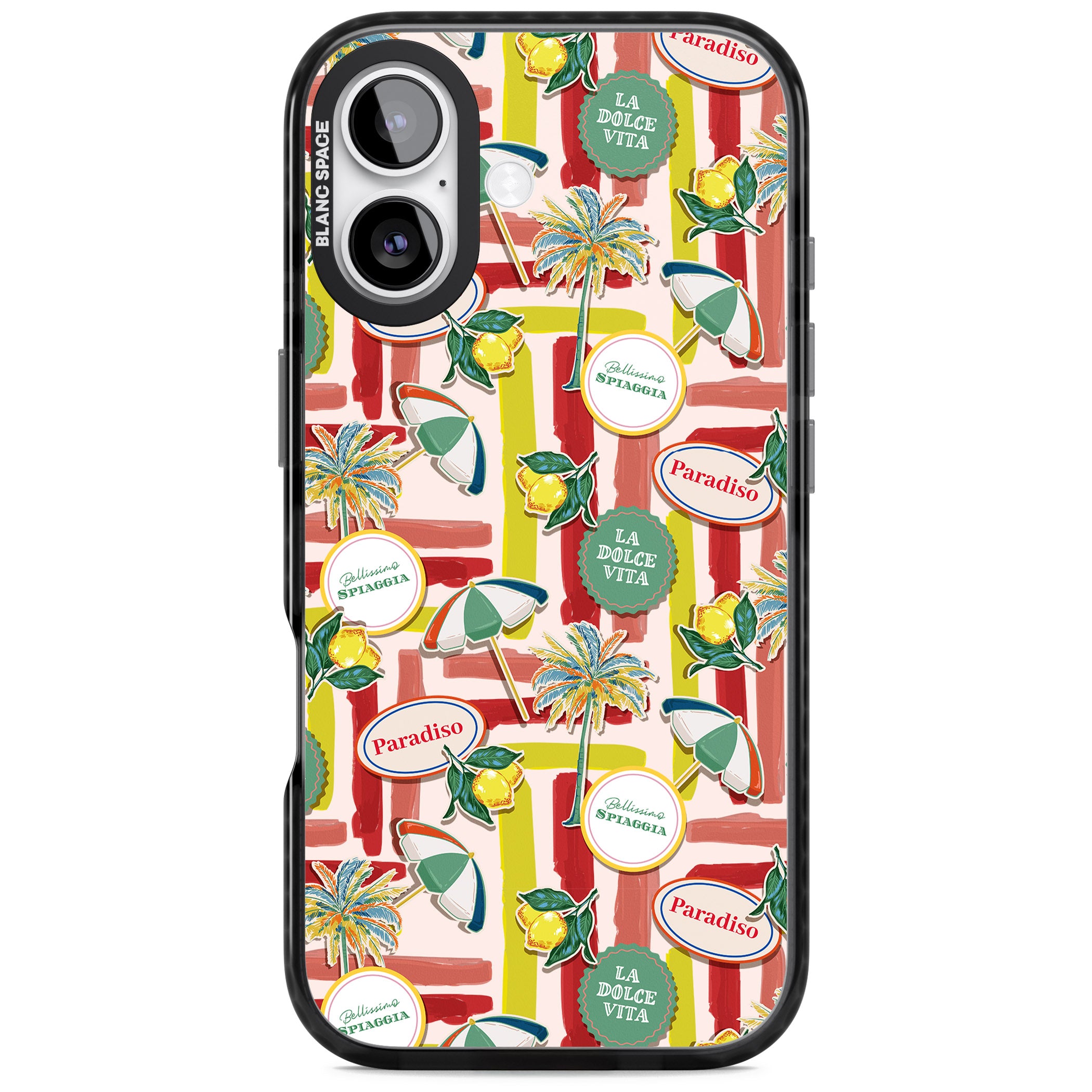 Paradiso Vibes iPhone 17 Impact Black Phone Case