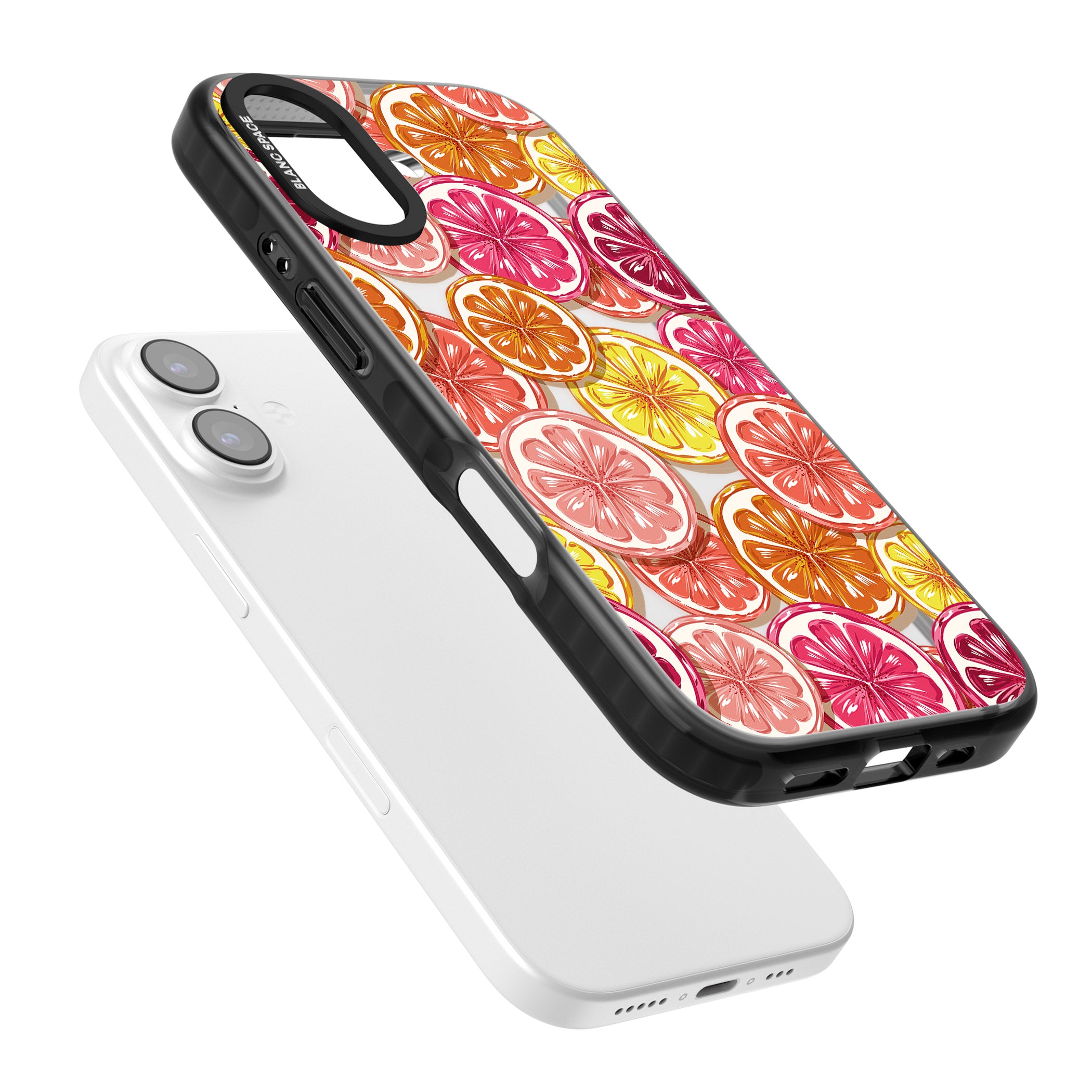 Citrus Fiesta iPhone 17 Impact Black Phone Case Colours
