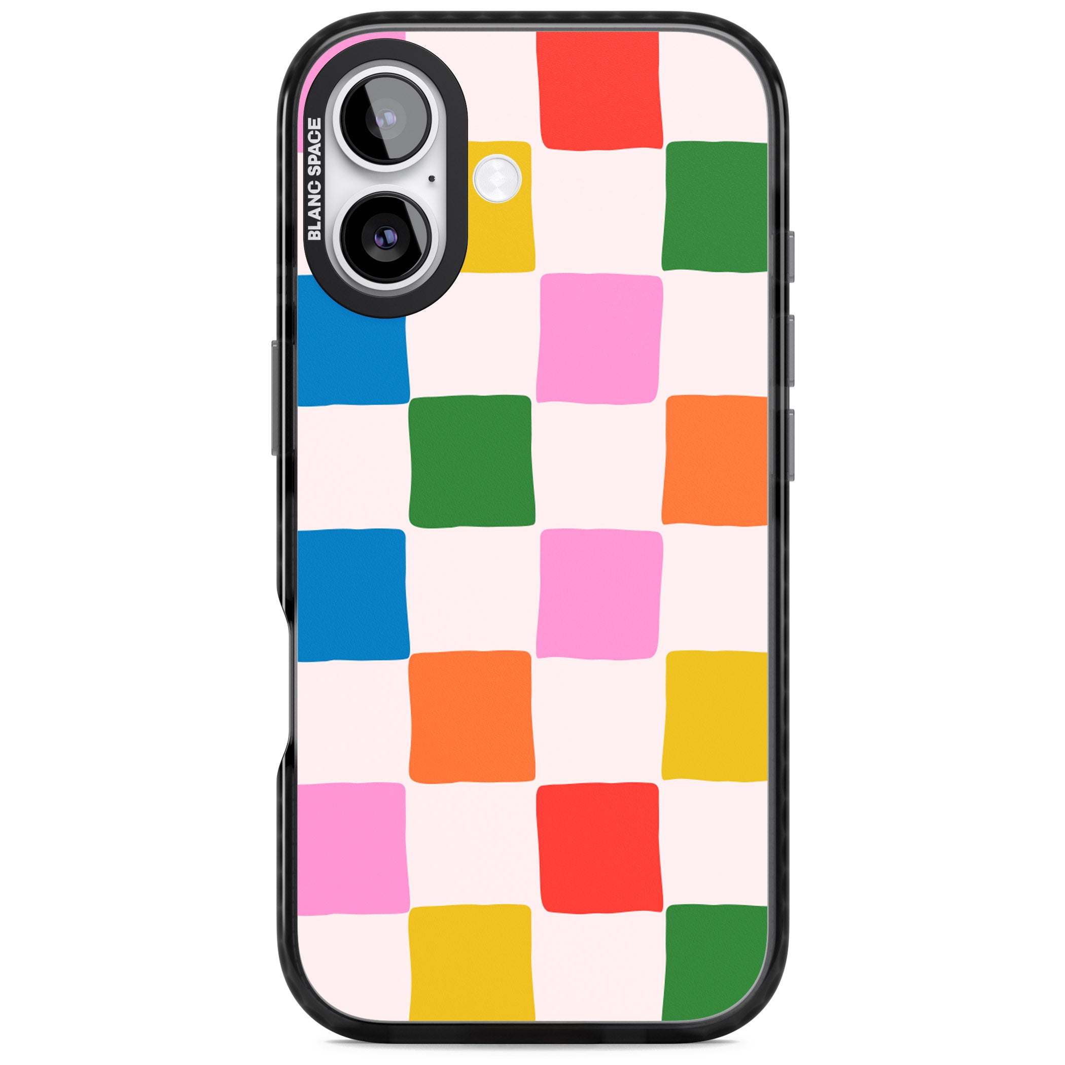 Colour Checked iPhone 17 Impact Black Phone Case
