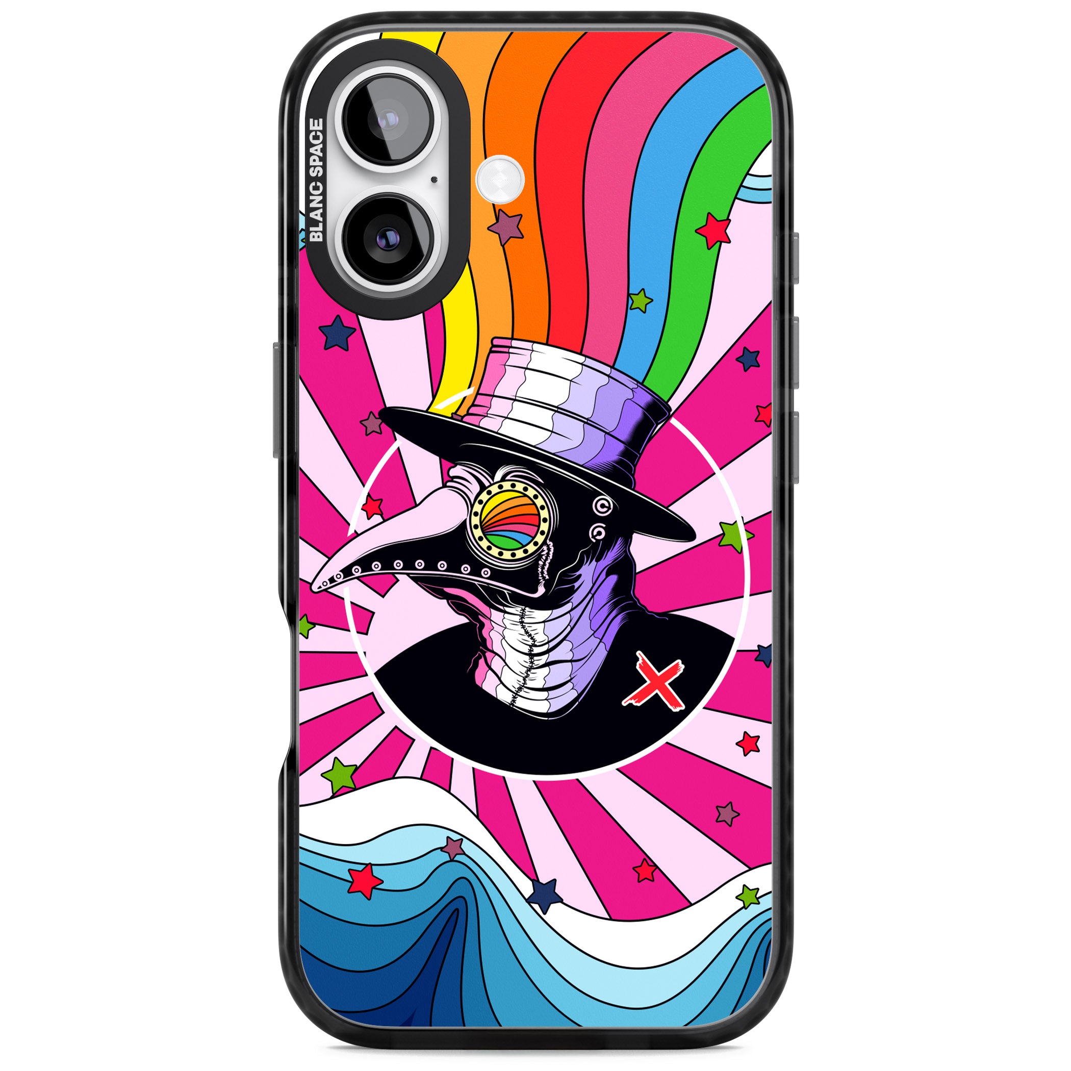 Plague Doctor Passion iPhone 17 Impact Black Phone Case