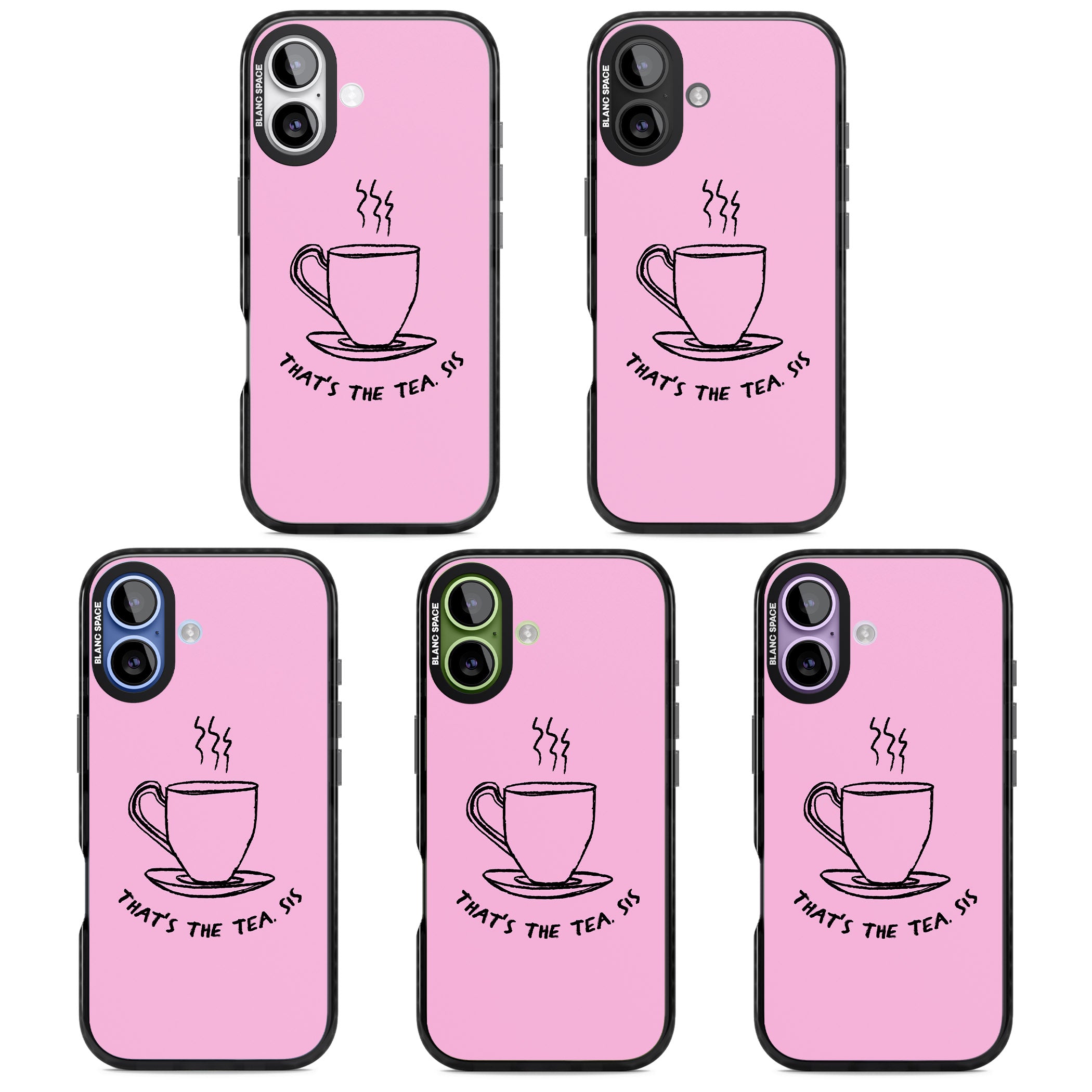 That'S The Tea Sis iPhone 17 Impact Black Phone Case APT Impact Protection