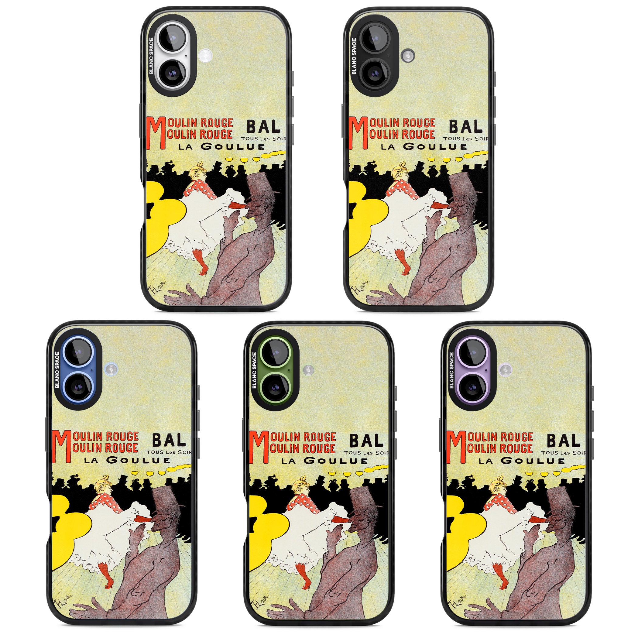Moulin Rouge Poster iPhone 17 Impact Black Phone Case APT Impact Protection