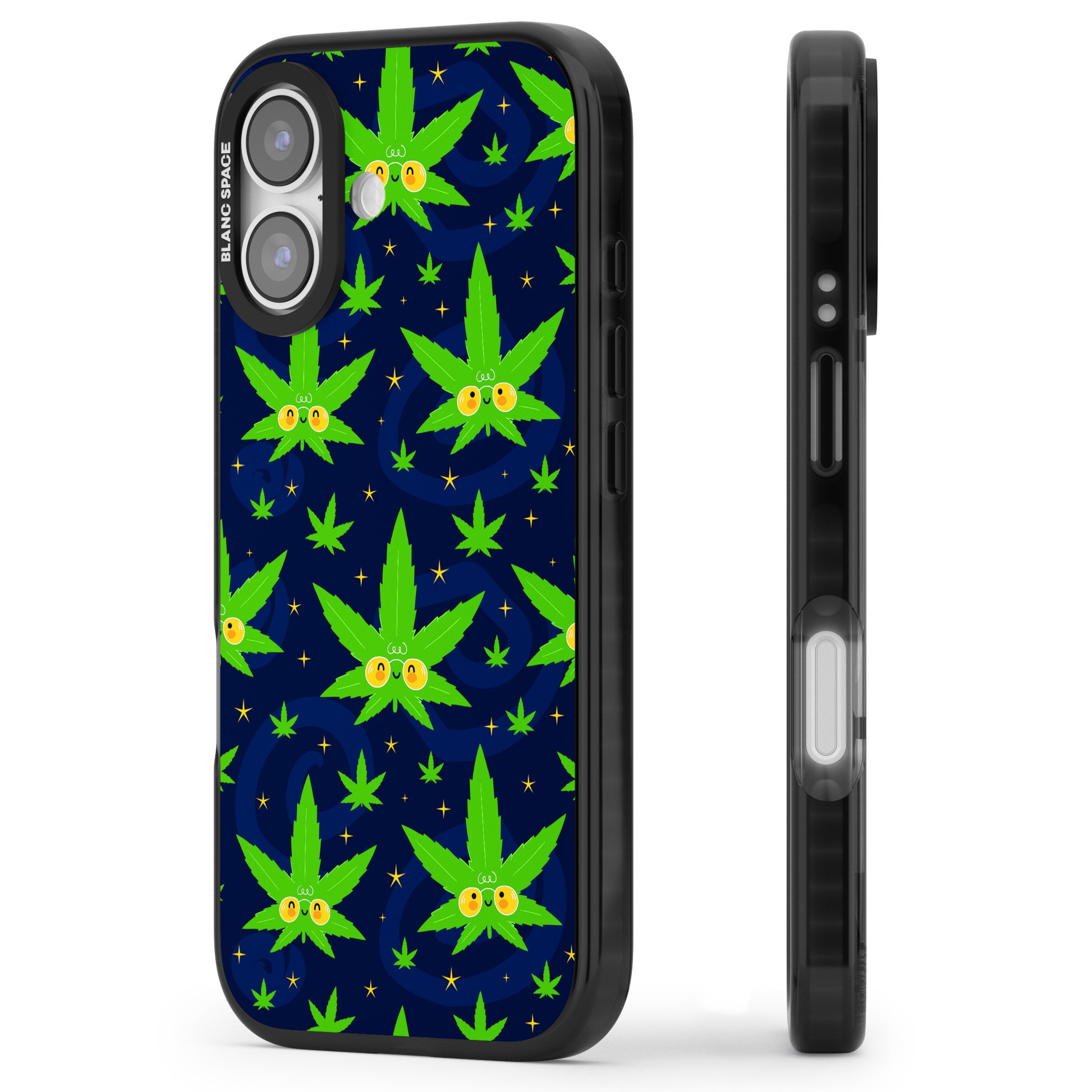 High Af iPhone 17 Impact Black Phone Case Side Profile