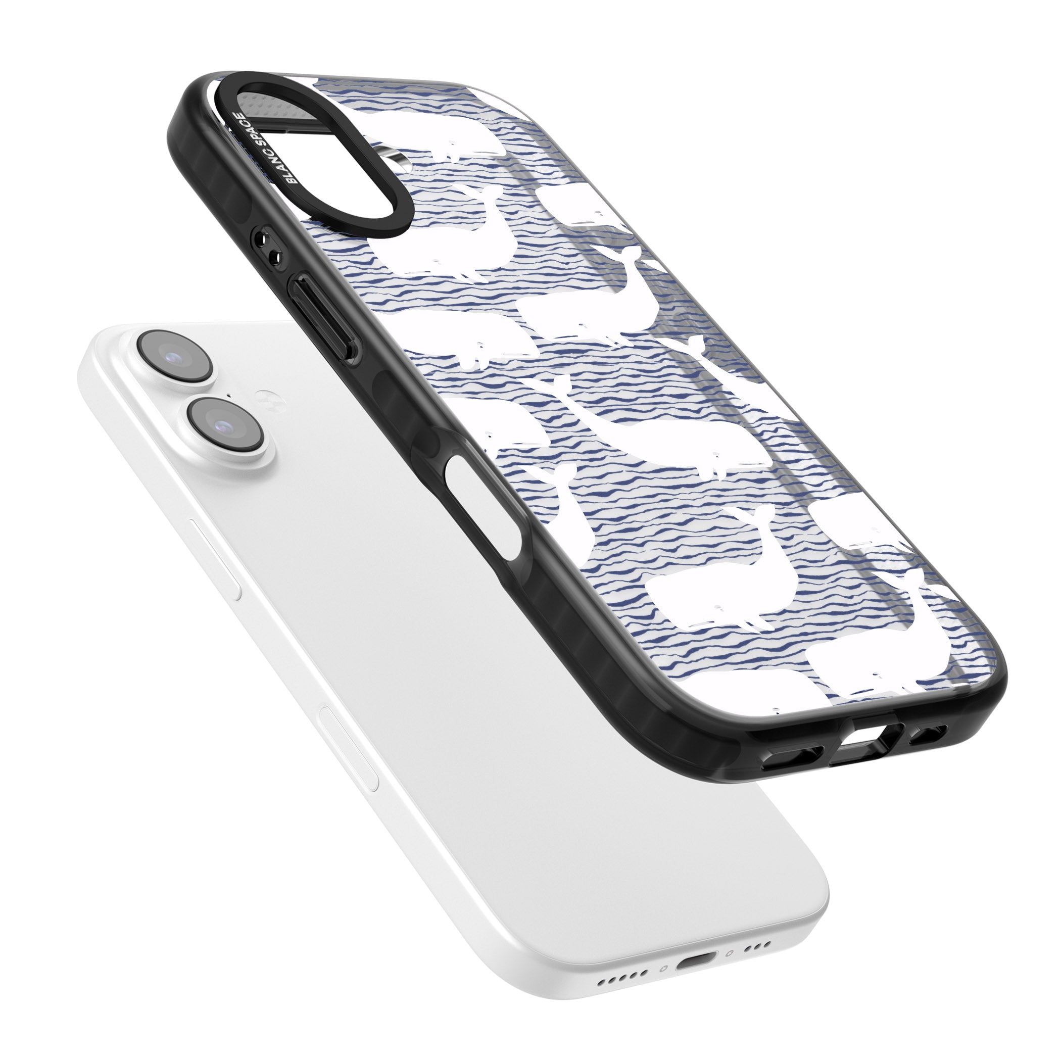 Whale Wave iPhone 17 Impact Black Phone Case Colours