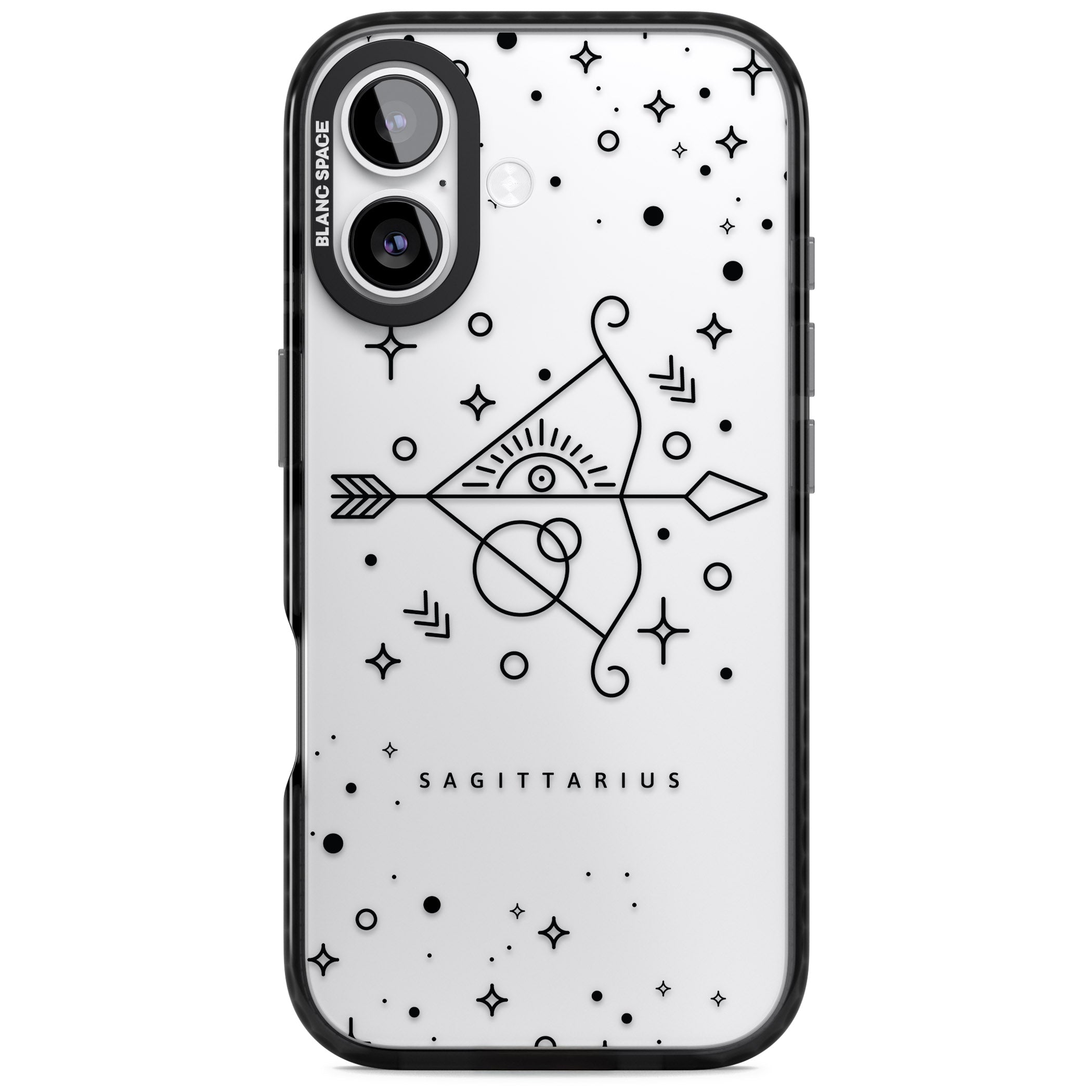 Sagittarius Arcane iPhone 17 Impact Black Phone Case