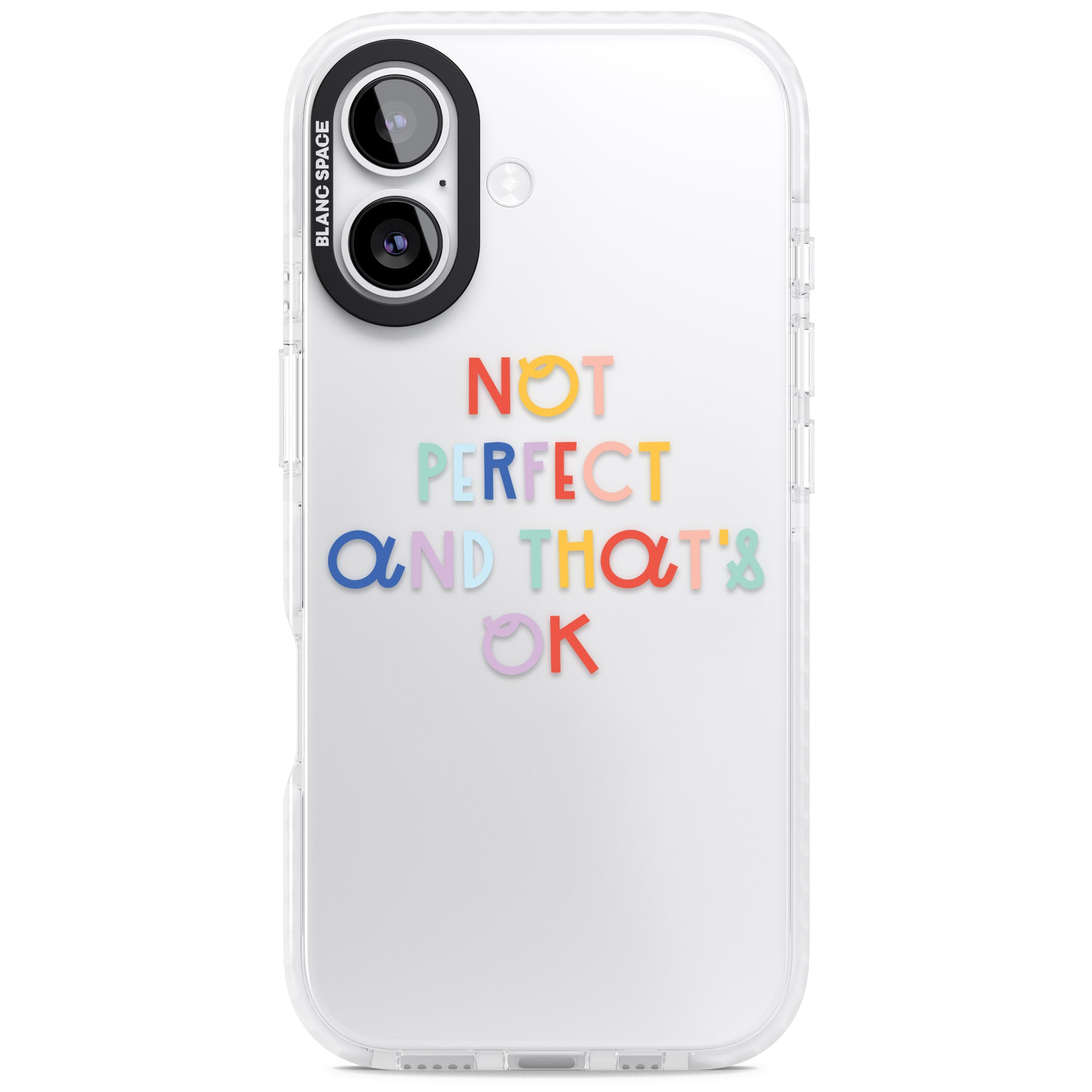 Not Perfect Clear iPhone 17 Impact Clear Phone Case