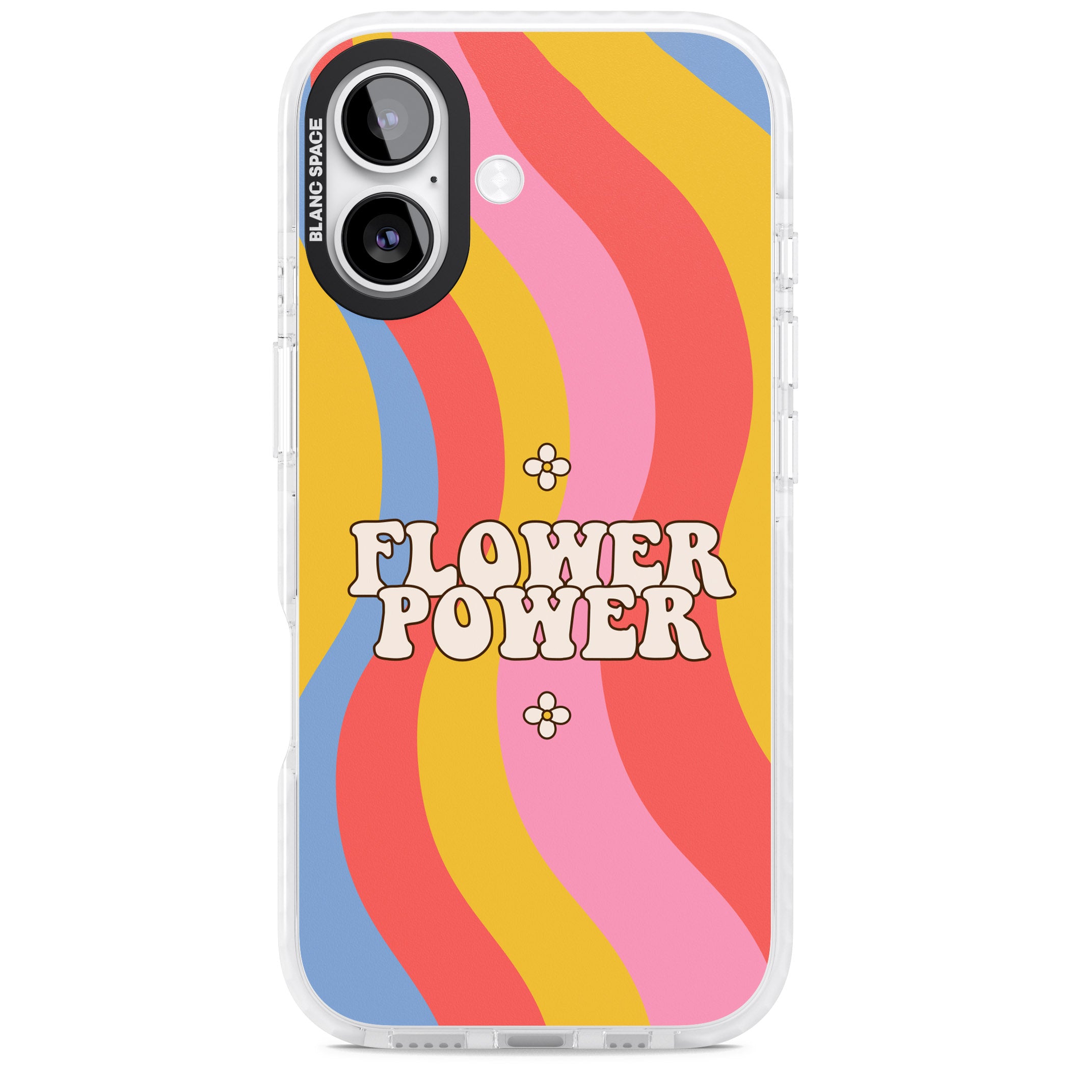 Melting Flower Power iPhone 17 Impact Clear Phone Case