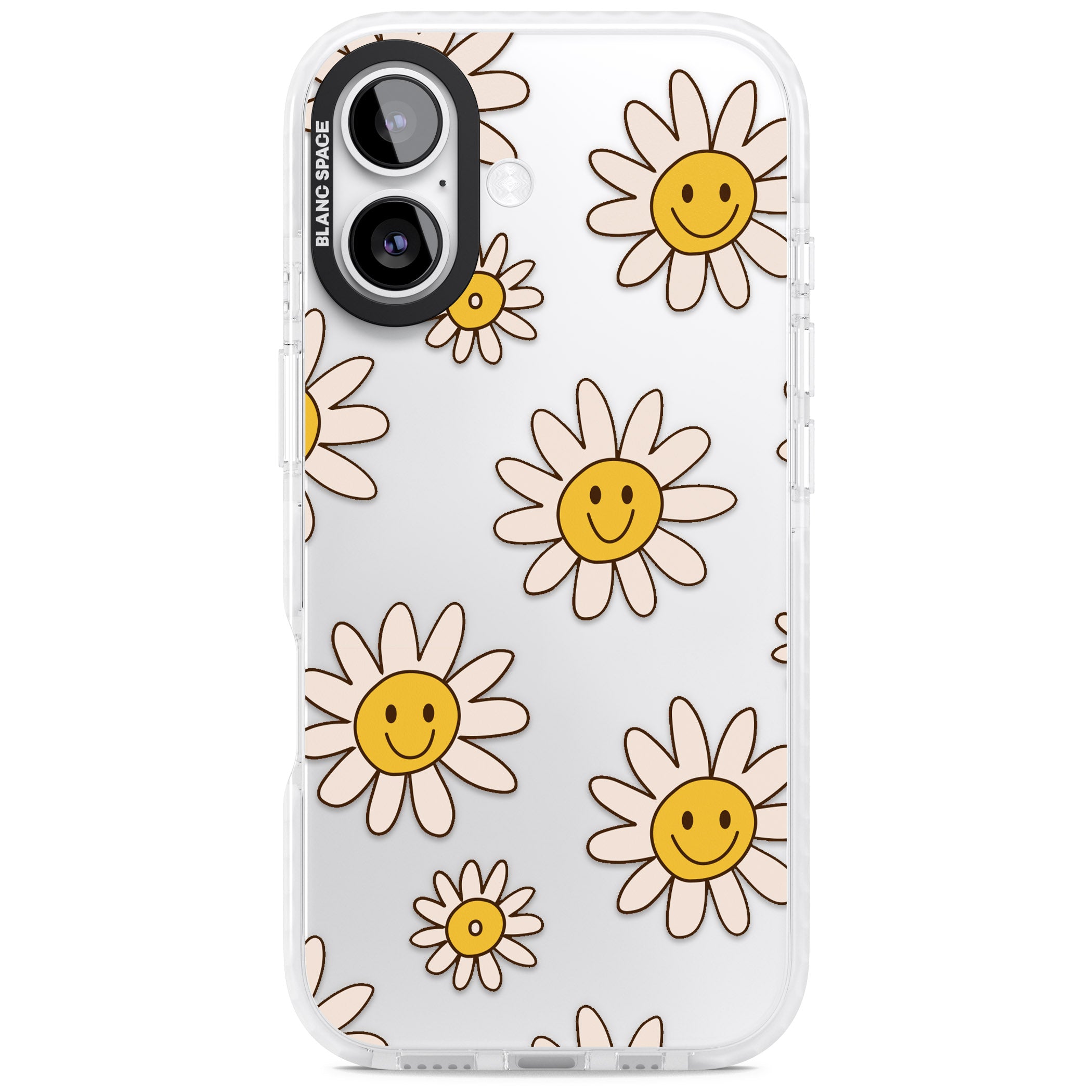Daisy Faces iPhone 17 Impact Clear Phone Case