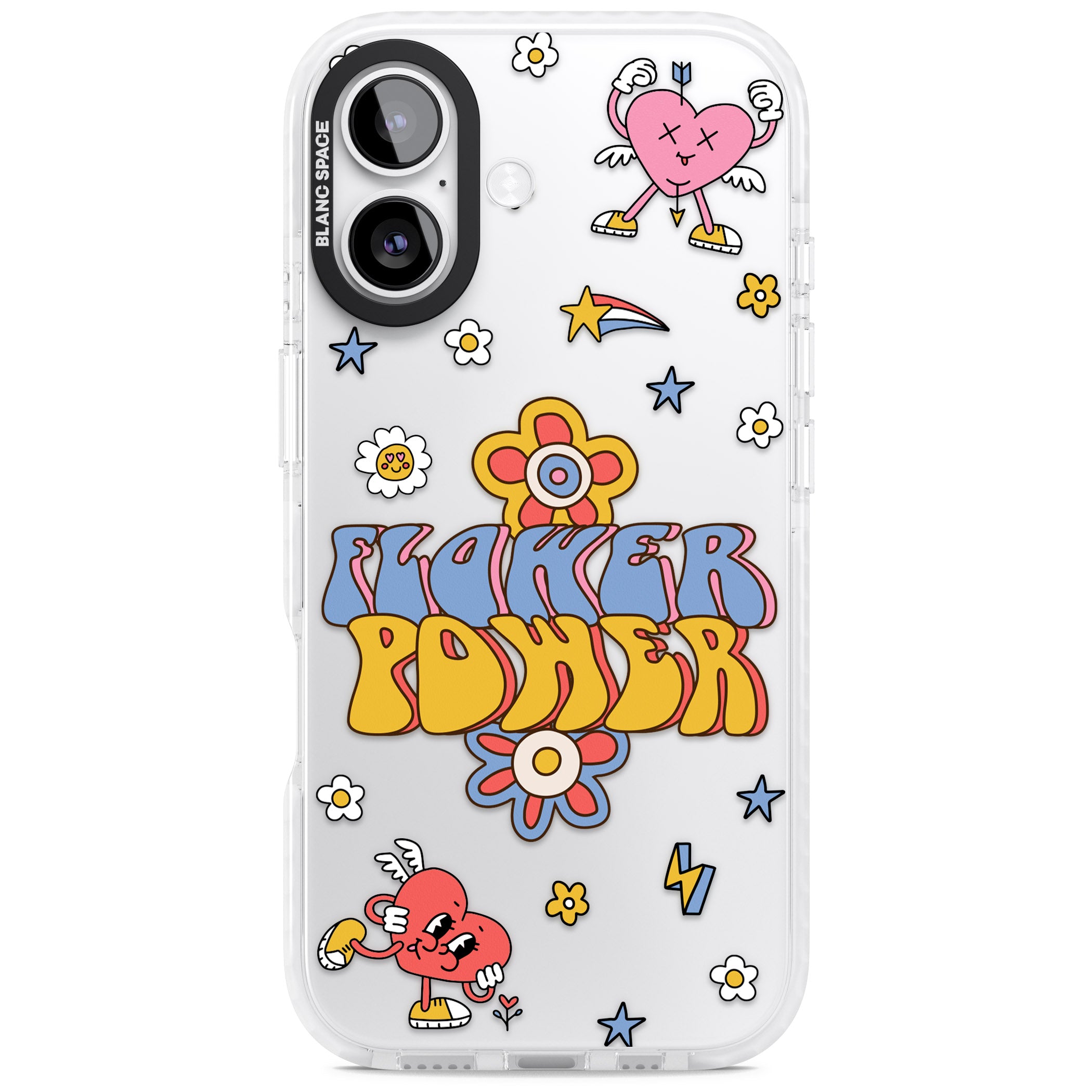 Flower Power iPhone 17 Impact Clear Phone Case