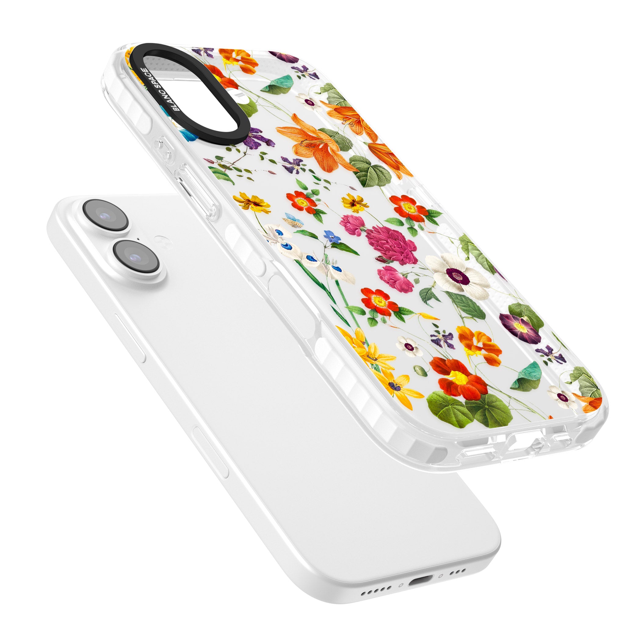 Whimsical Wildflowers iPhone 17 Impact Clear Phone Case Colours