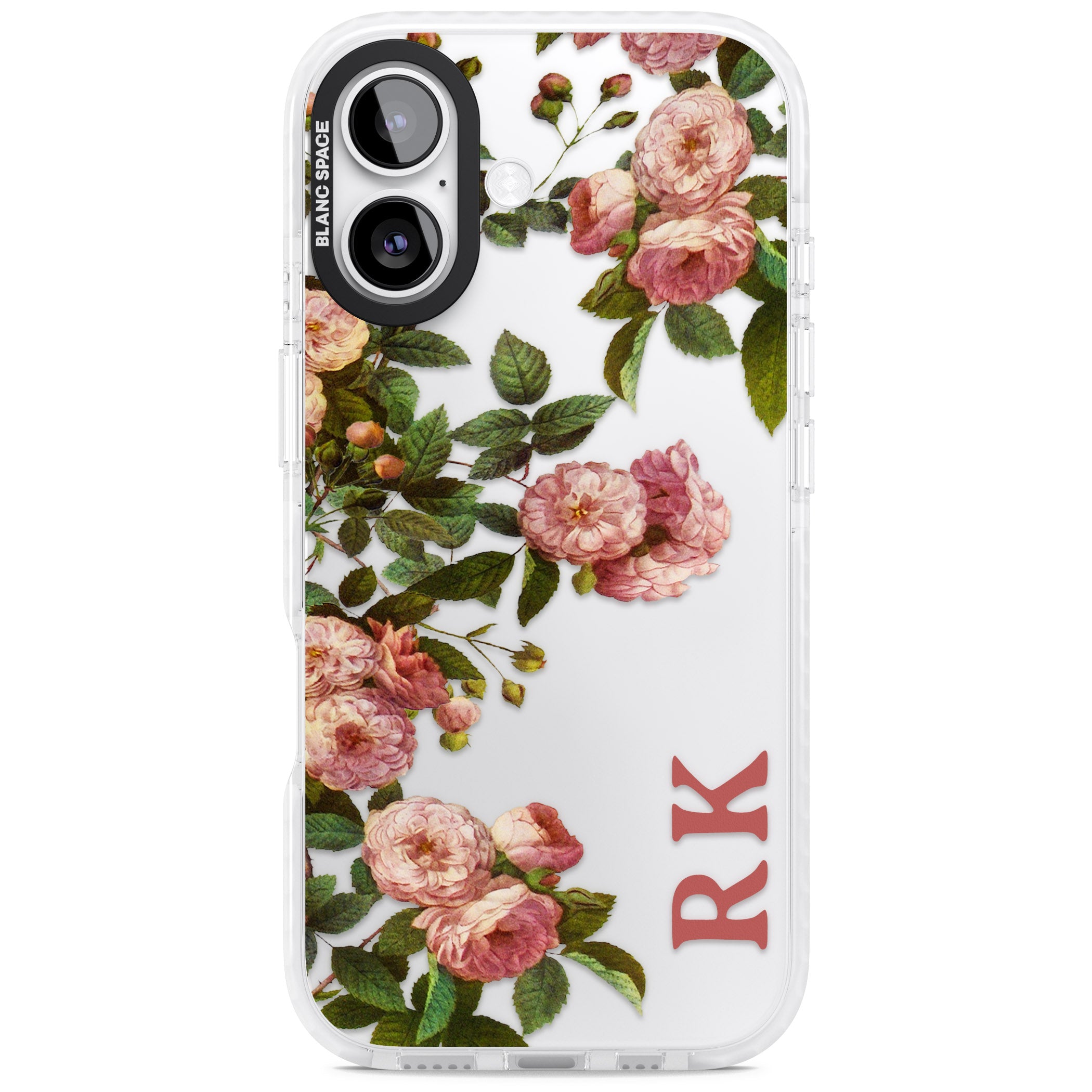 Personalised Vintage Floral Garden iPhone 17 Impact Clear Phone Case