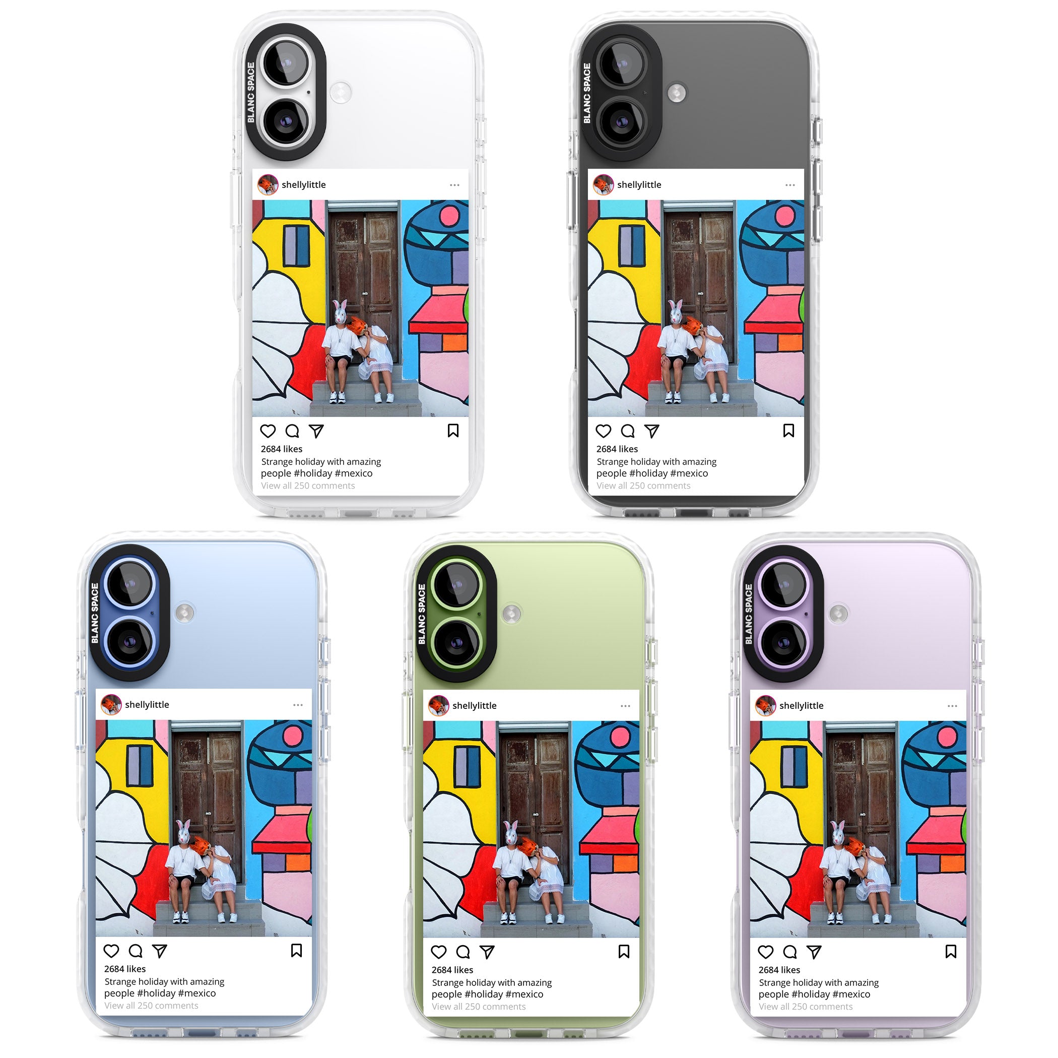Personalised Instagram iPhone 17 Impact Clear Phone Case APT Impact Protection