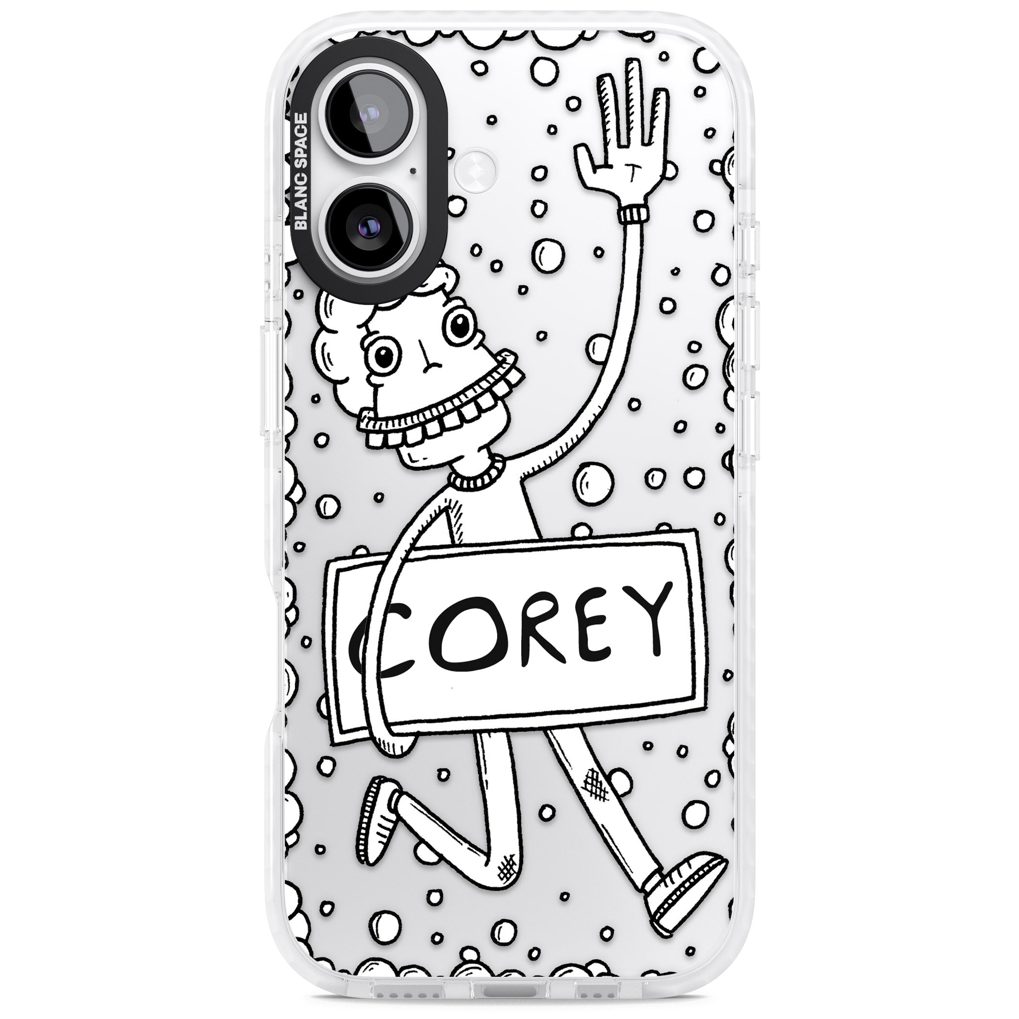 Personalised Banner Boy iPhone 17 Impact Clear Phone Case