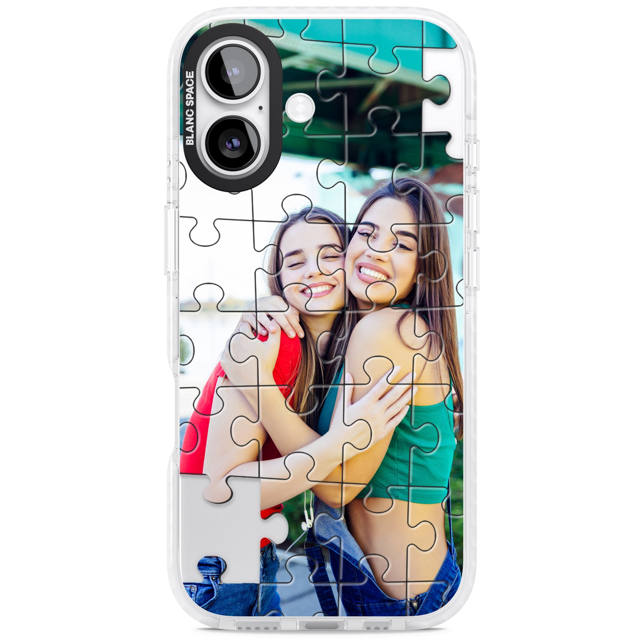 Personalised Jigsaw Puzzle Photo iPhone 17 Impact Clear Phone Case