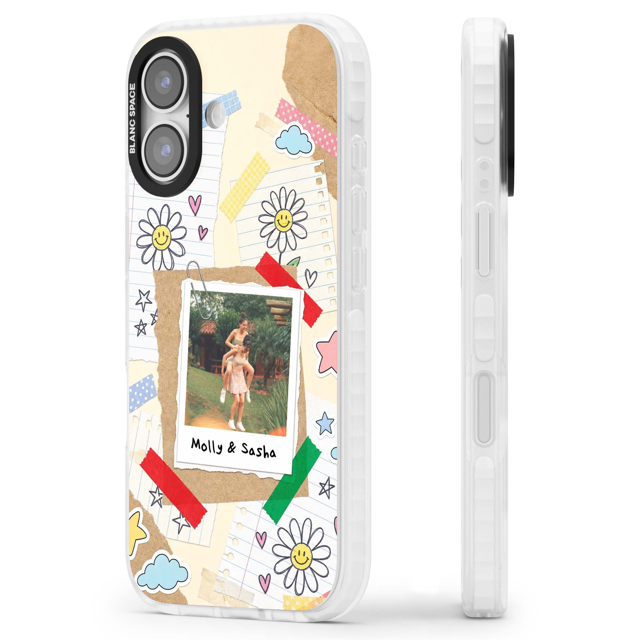 Scrapbook Photo coquette iPhone case | Black Impact case for iPhone 17