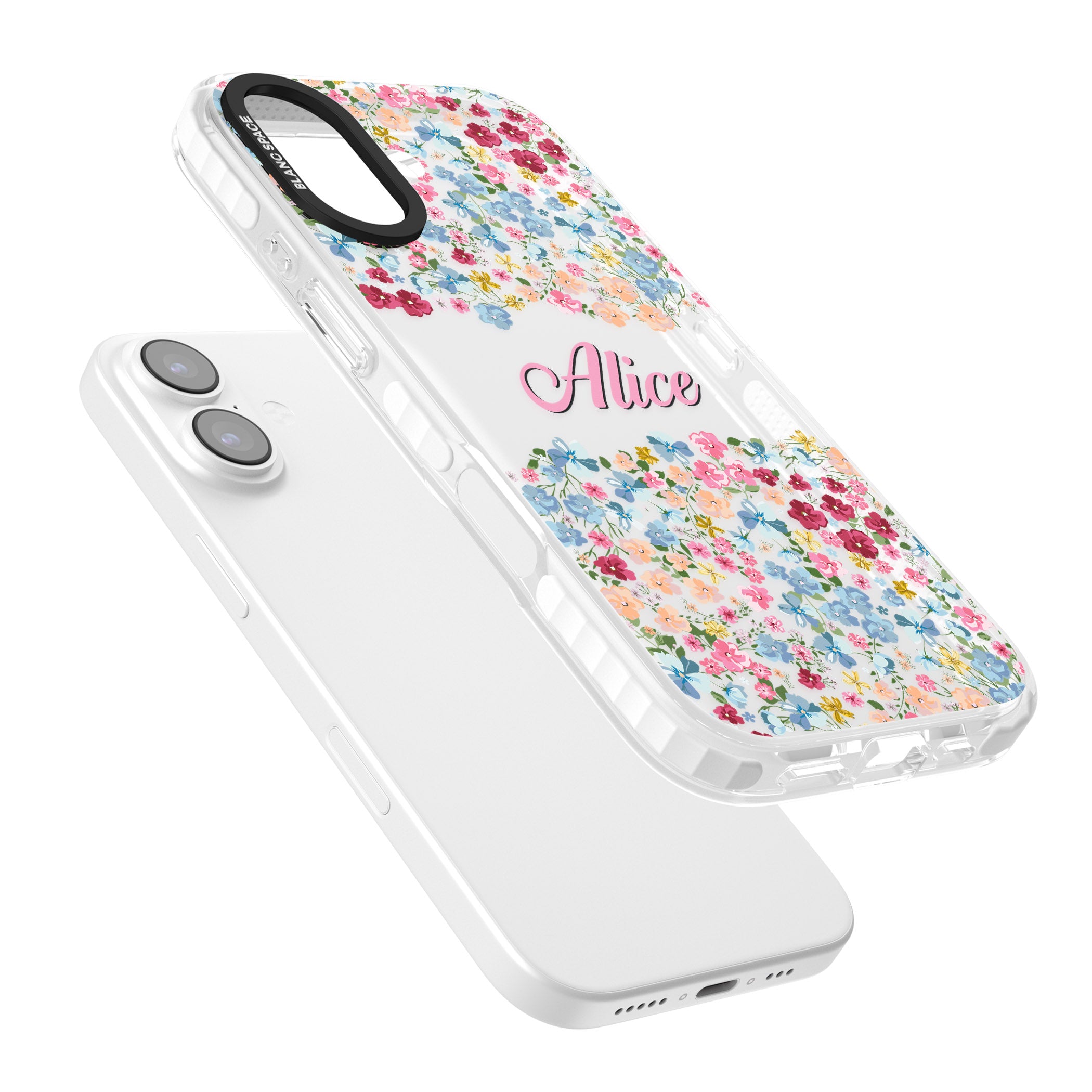 Personalised Venetian Meadow iPhone 17 Impact Clear Phone Case Colours