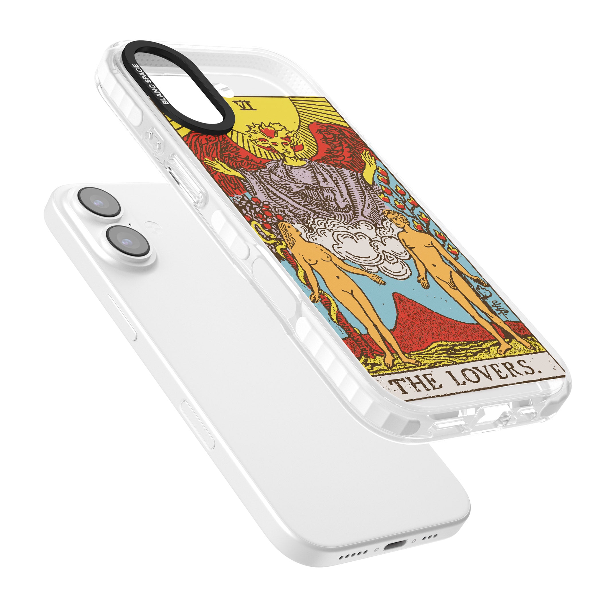 Personalised The Lovers Tarot Card (Color) iPhone 17 Impact Clear Phone Case Colours