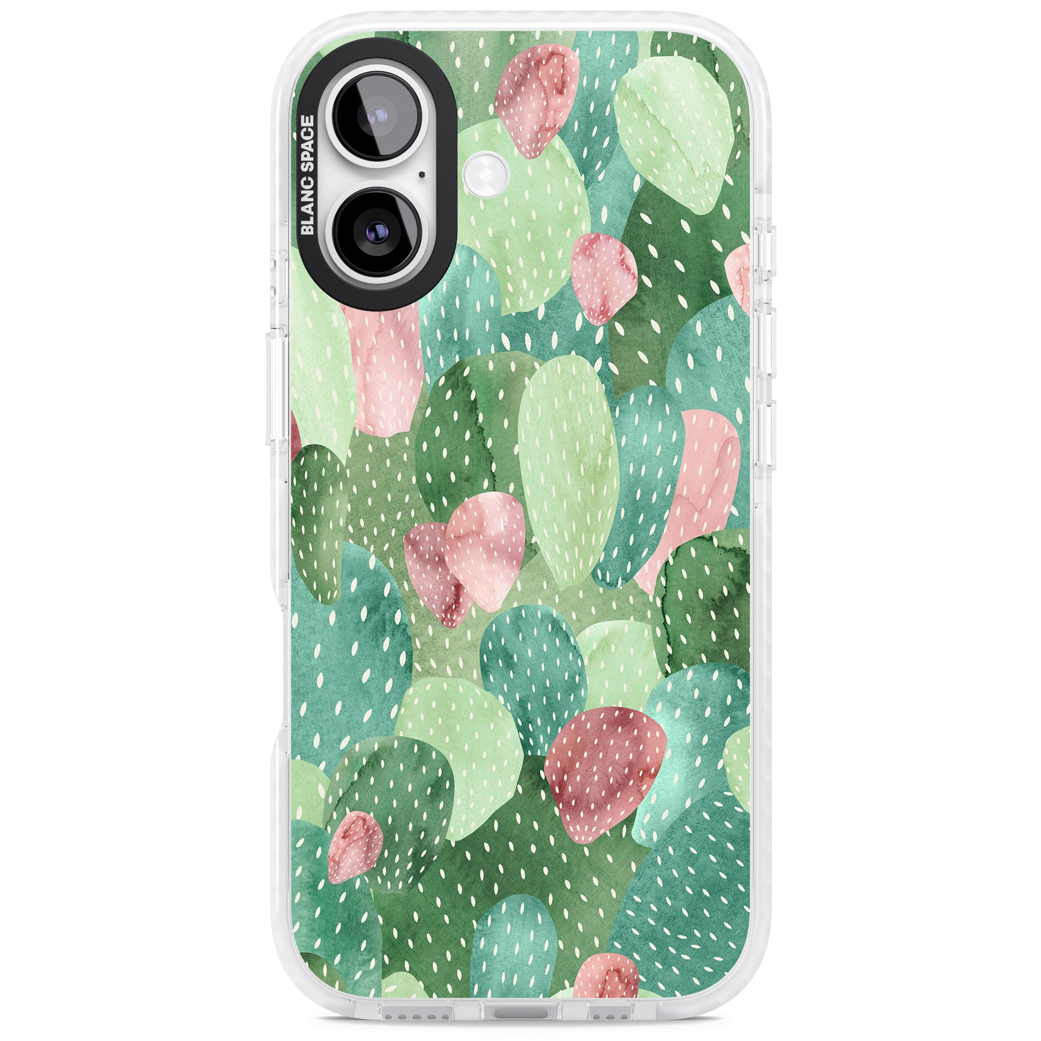 Cactus Charm iPhone 17 Impact Clear Phone Case