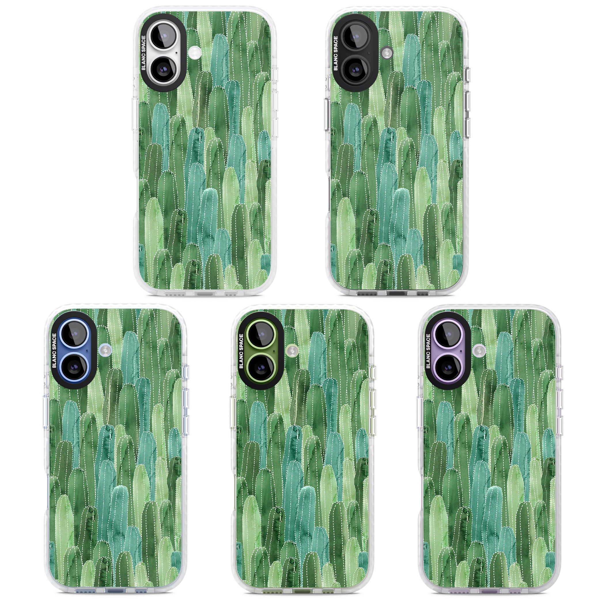 Skinny Cacti iPhone 17 Impact Clear Phone Case APT Impact Protection