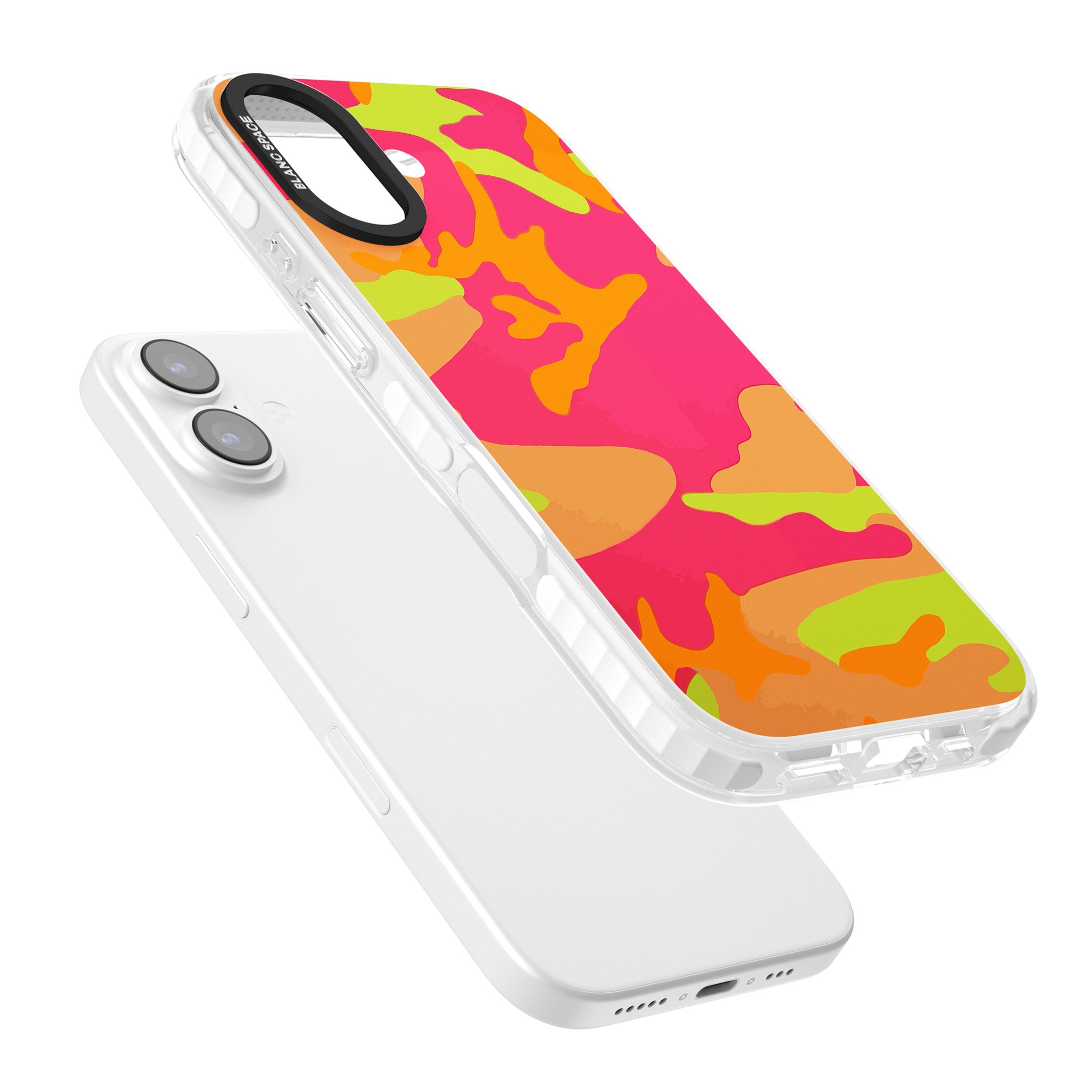 Neon Camo iPhone 17 Impact Clear Phone Case Colours