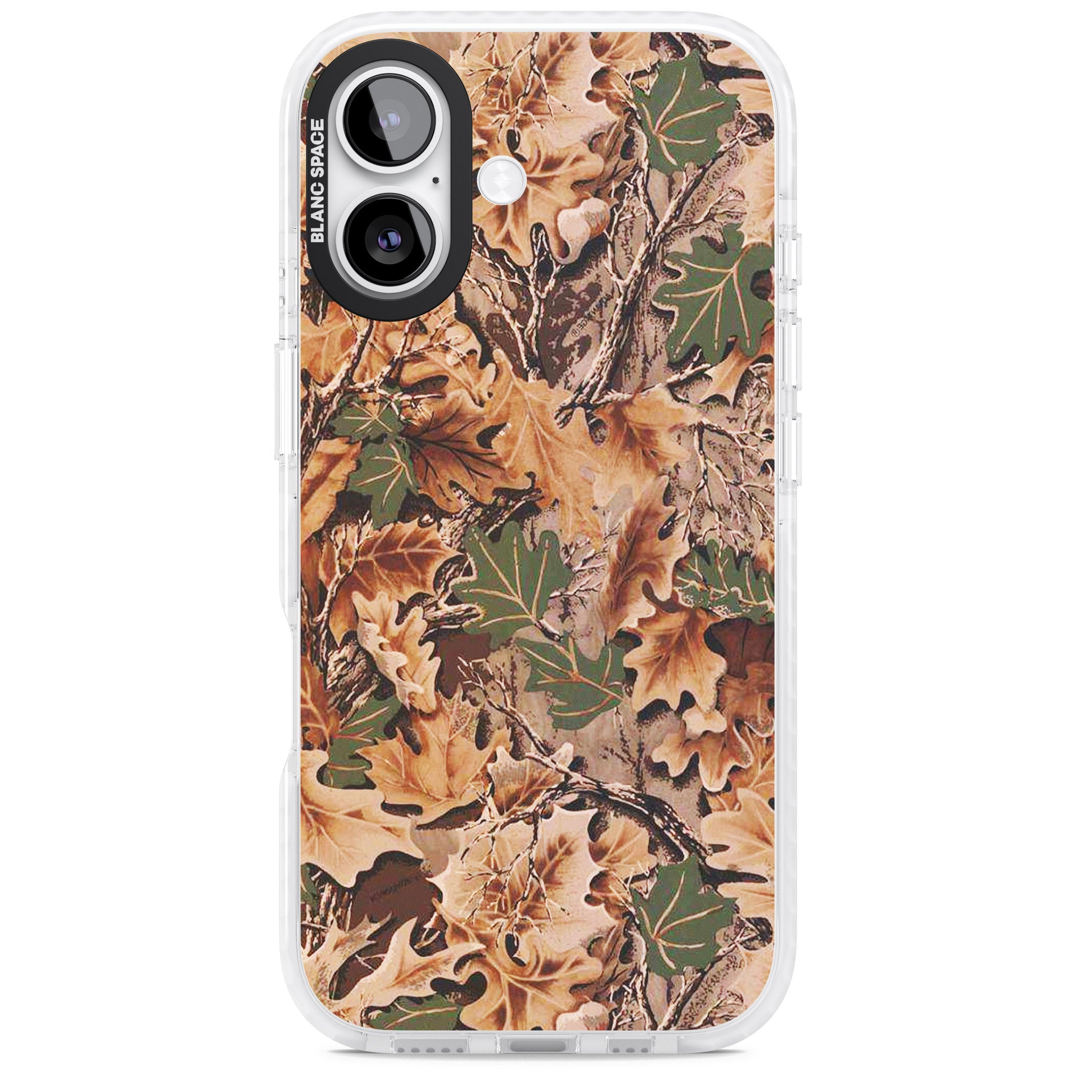 Leaves Camo iPhone 17 Impact Clear Phone Case