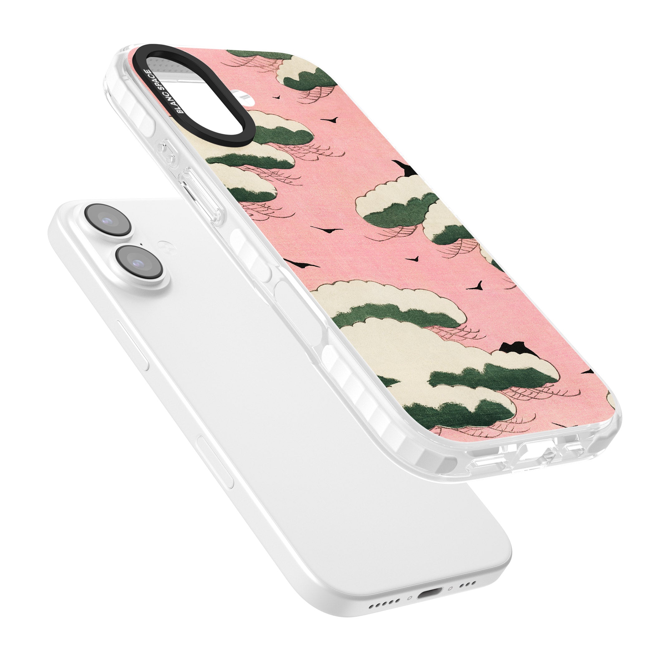 Japanese Pink Sky iPhone 17 Impact Clear Phone Case Colours