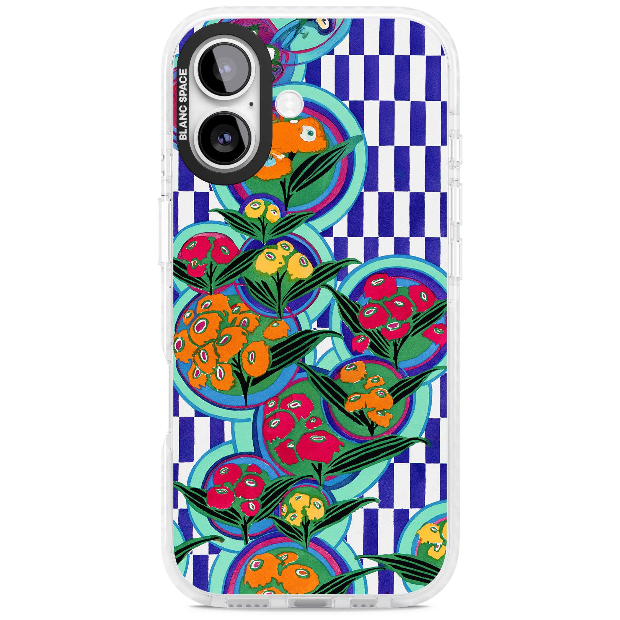 Vintage Fruit Plates iPhone 17 Impact Clear Phone Case