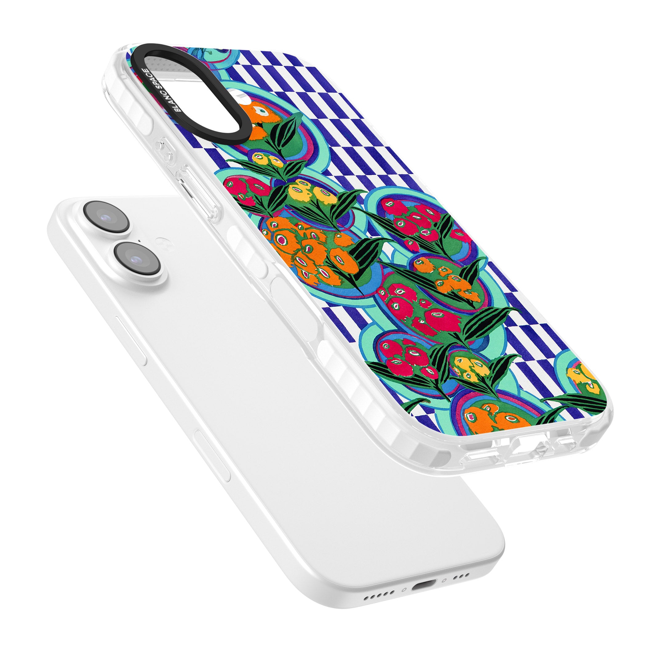 Vintage Fruit Plates iPhone 17 Impact Clear Phone Case Colours