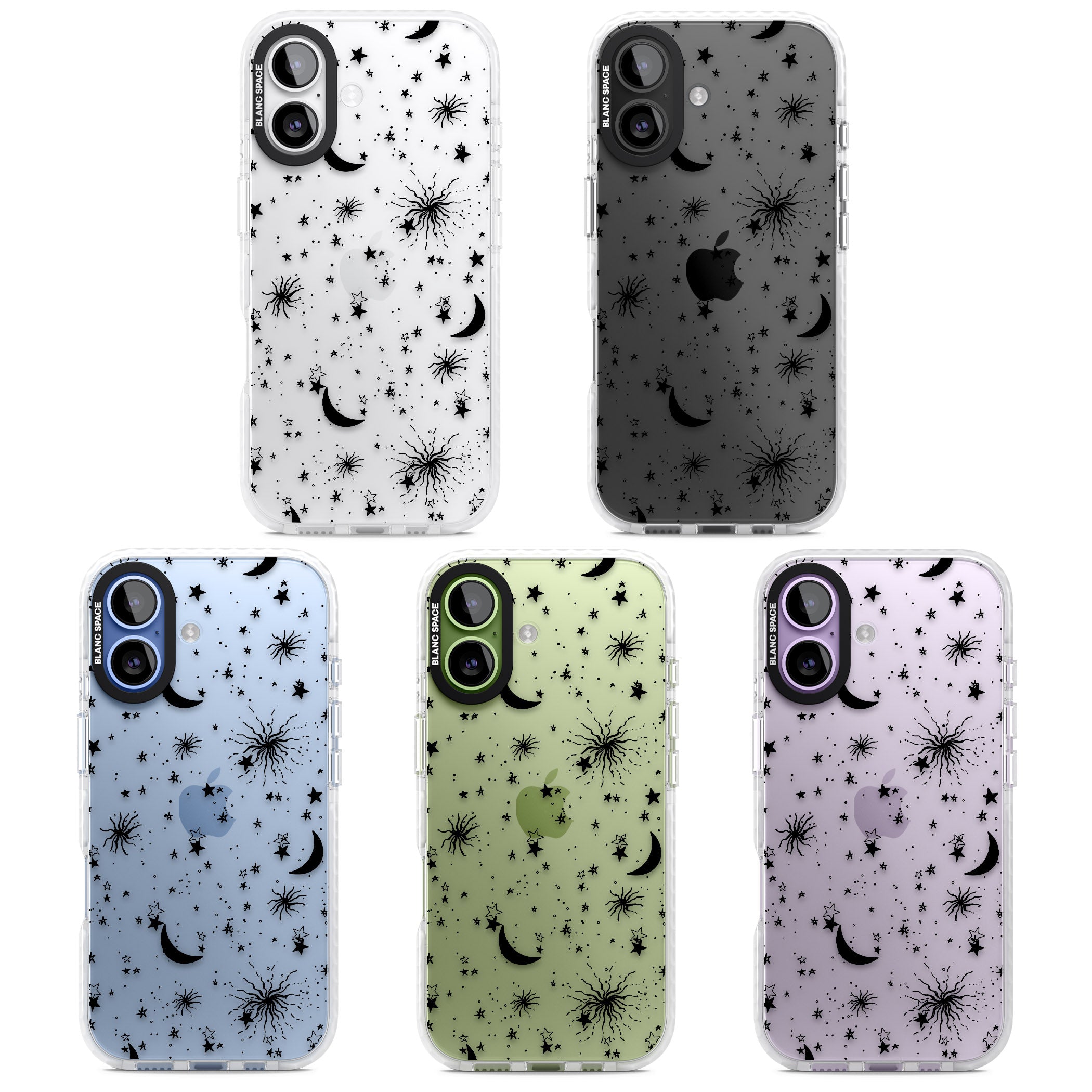 Celestial Night iPhone 17 Impact Clear Phone Case APT Impact Protection