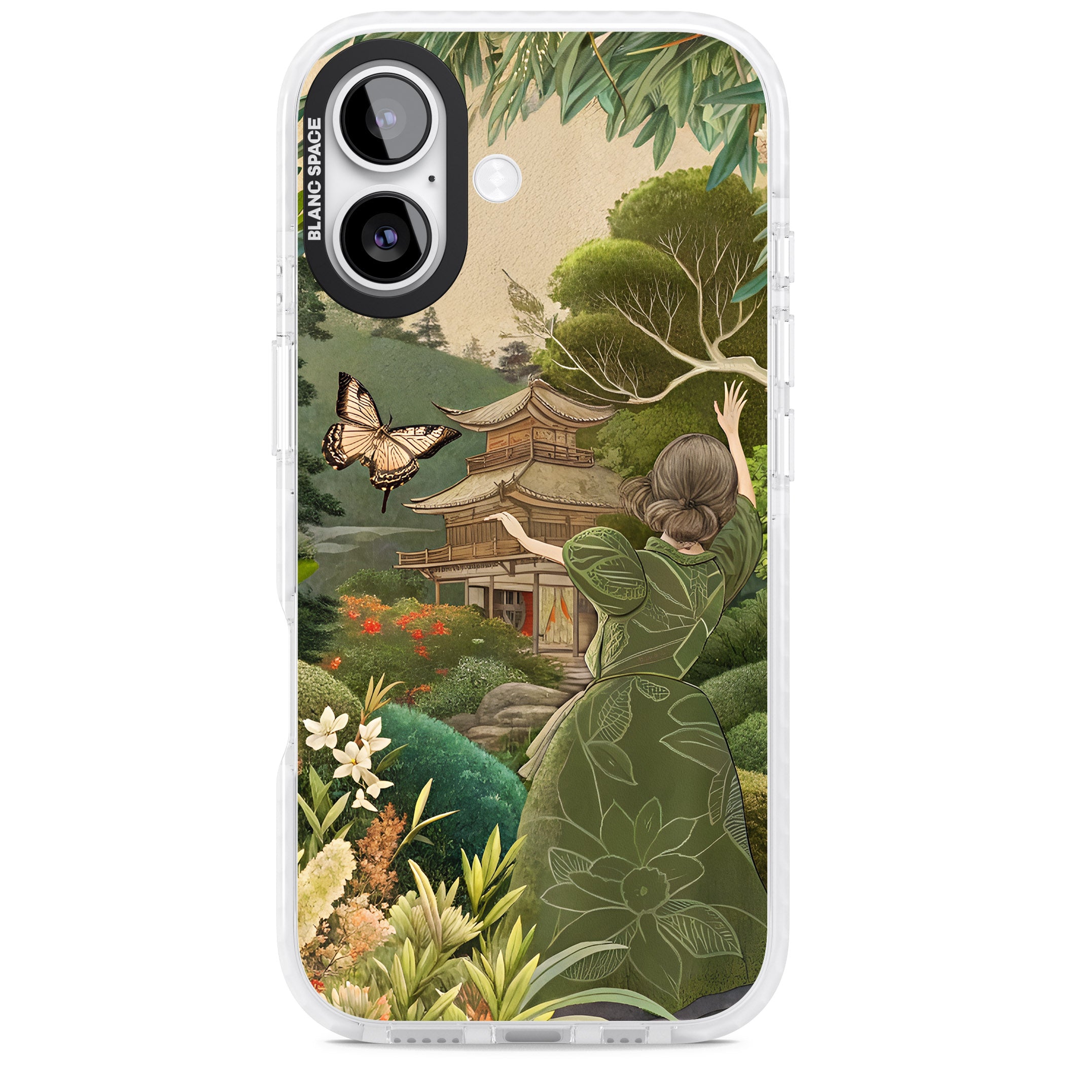 Japanese Nature iPhone 17 Impact Clear Phone Case