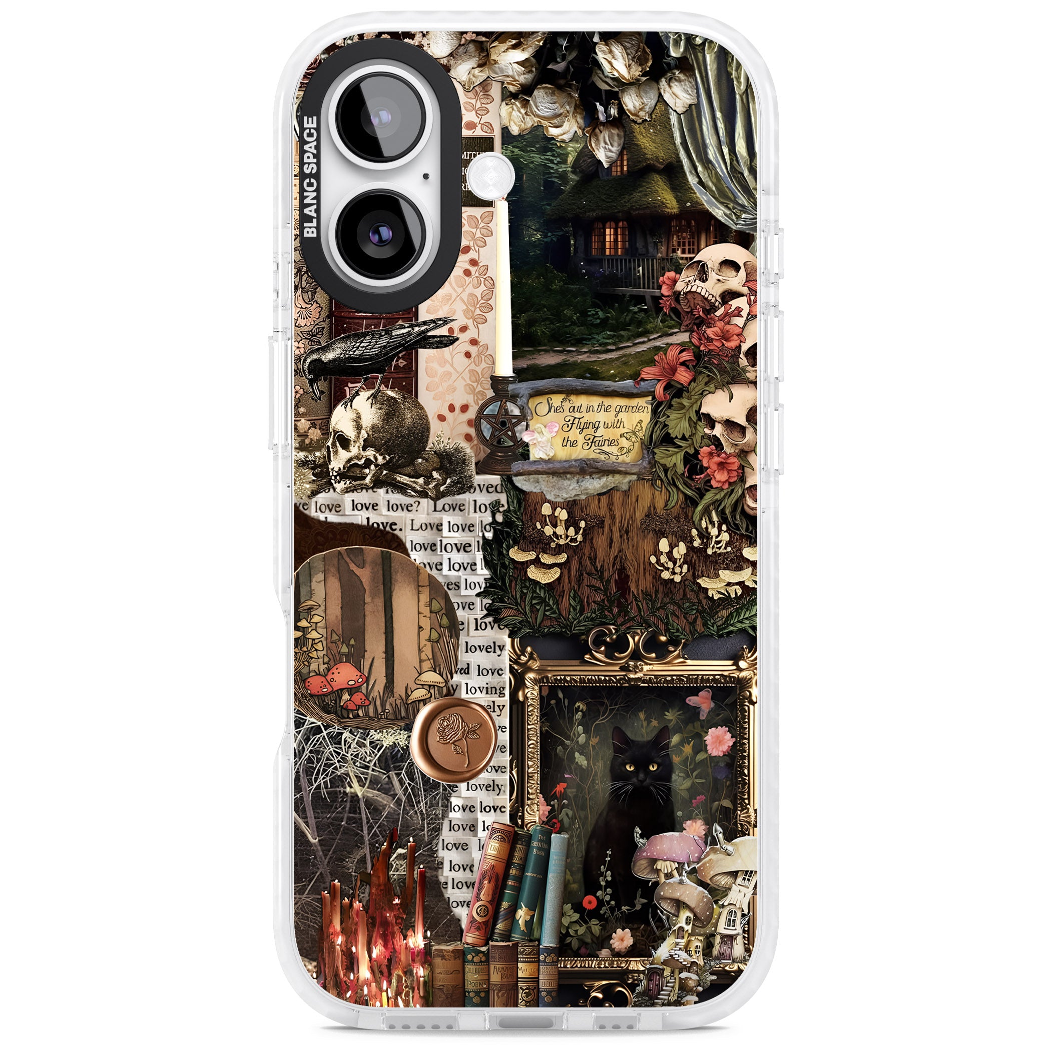 Academia Collage iPhone 17 Impact Clear Phone Case
