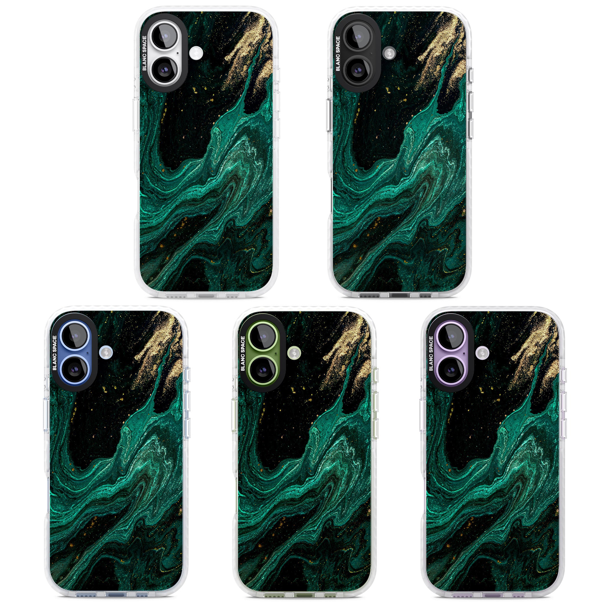 Emerald Lagoon iPhone 17 Impact Clear Phone Case APT Impact Protection