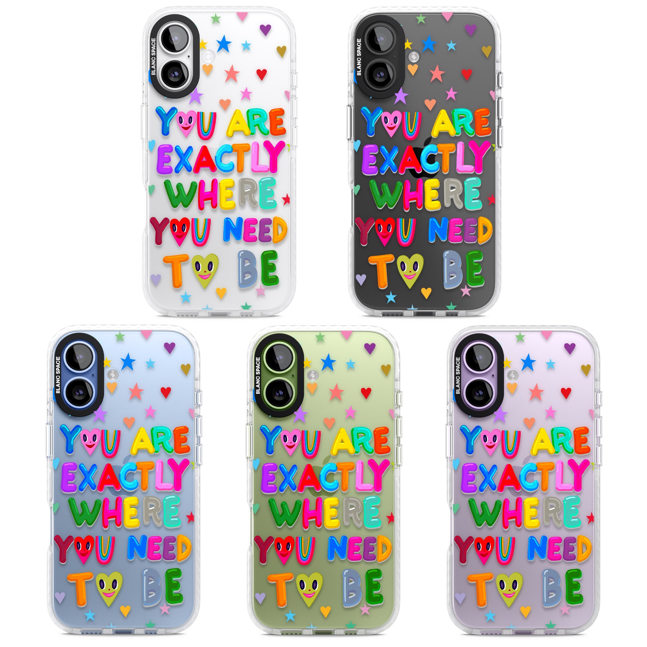 Exactly Where You Need To Be iPhone 17 Impact Clear Phone Case APT Impact Protection
