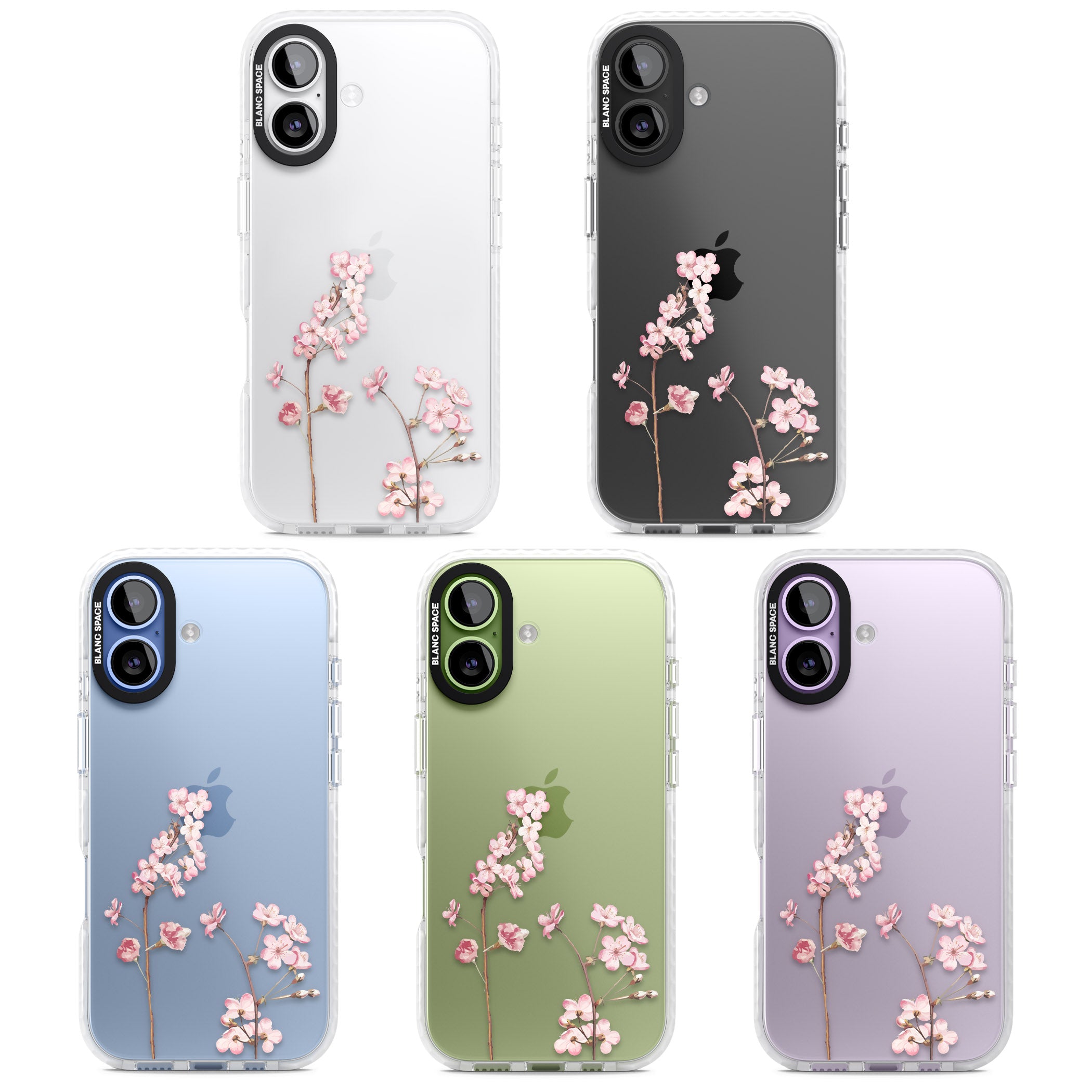 Blossom Flower iPhone 17 Impact Clear Phone Case APT Impact Protection