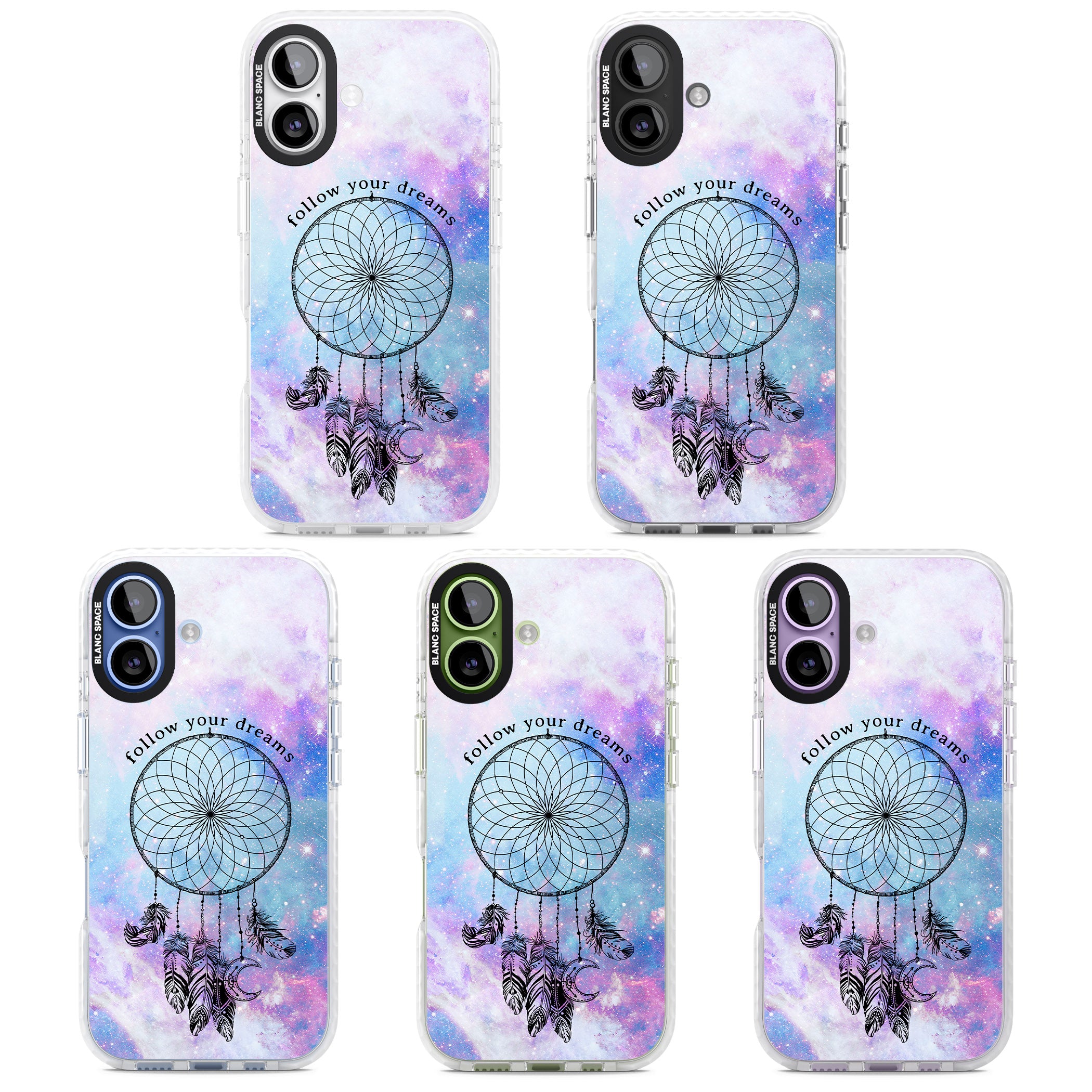 Galaxy Dreamcatcher iPhone 17 Impact Clear Phone Case APT Impact Protection