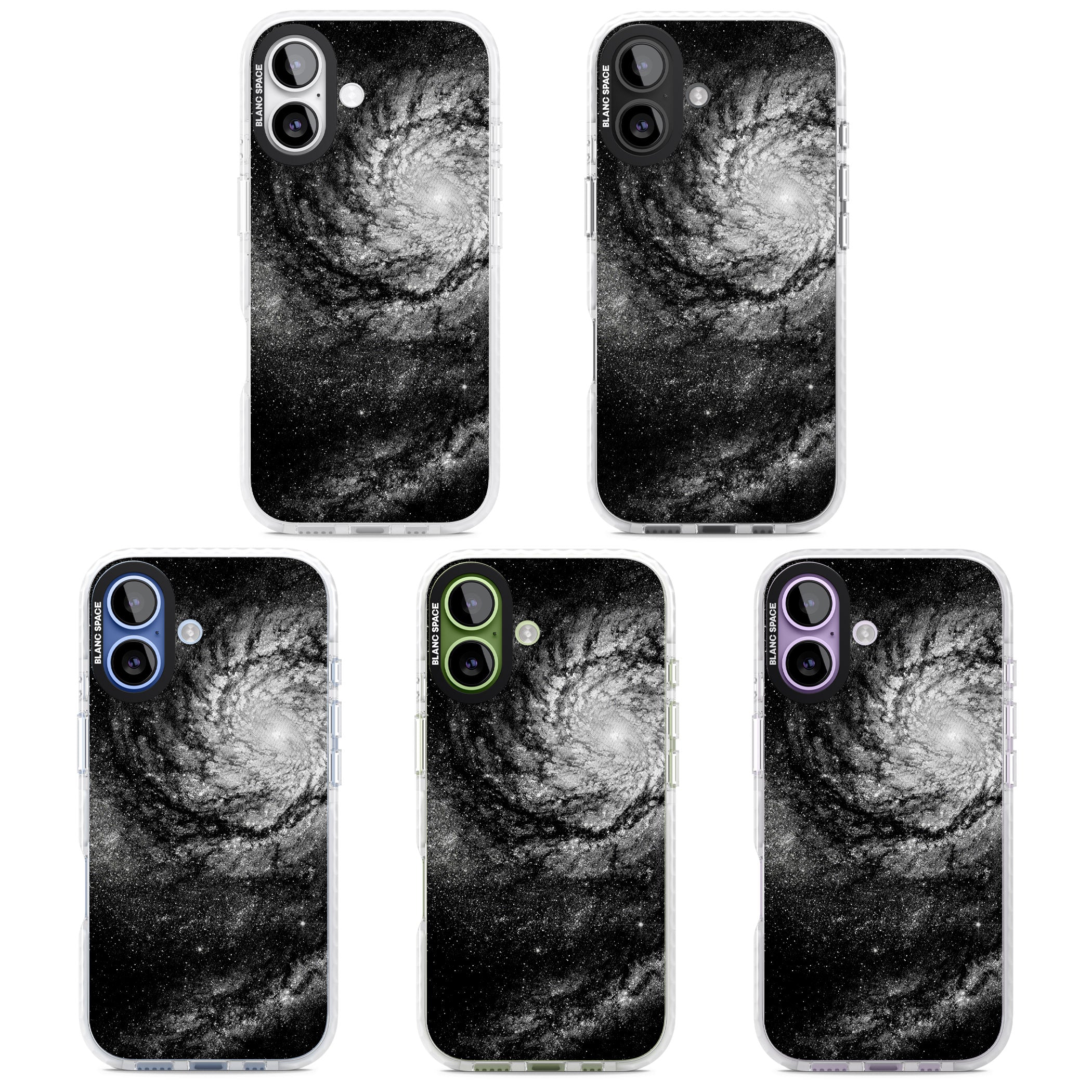 Night Sky Galaxies: Milky Way Galaxy iPhone 17 Impact Clear Phone Case APT Impact Protection