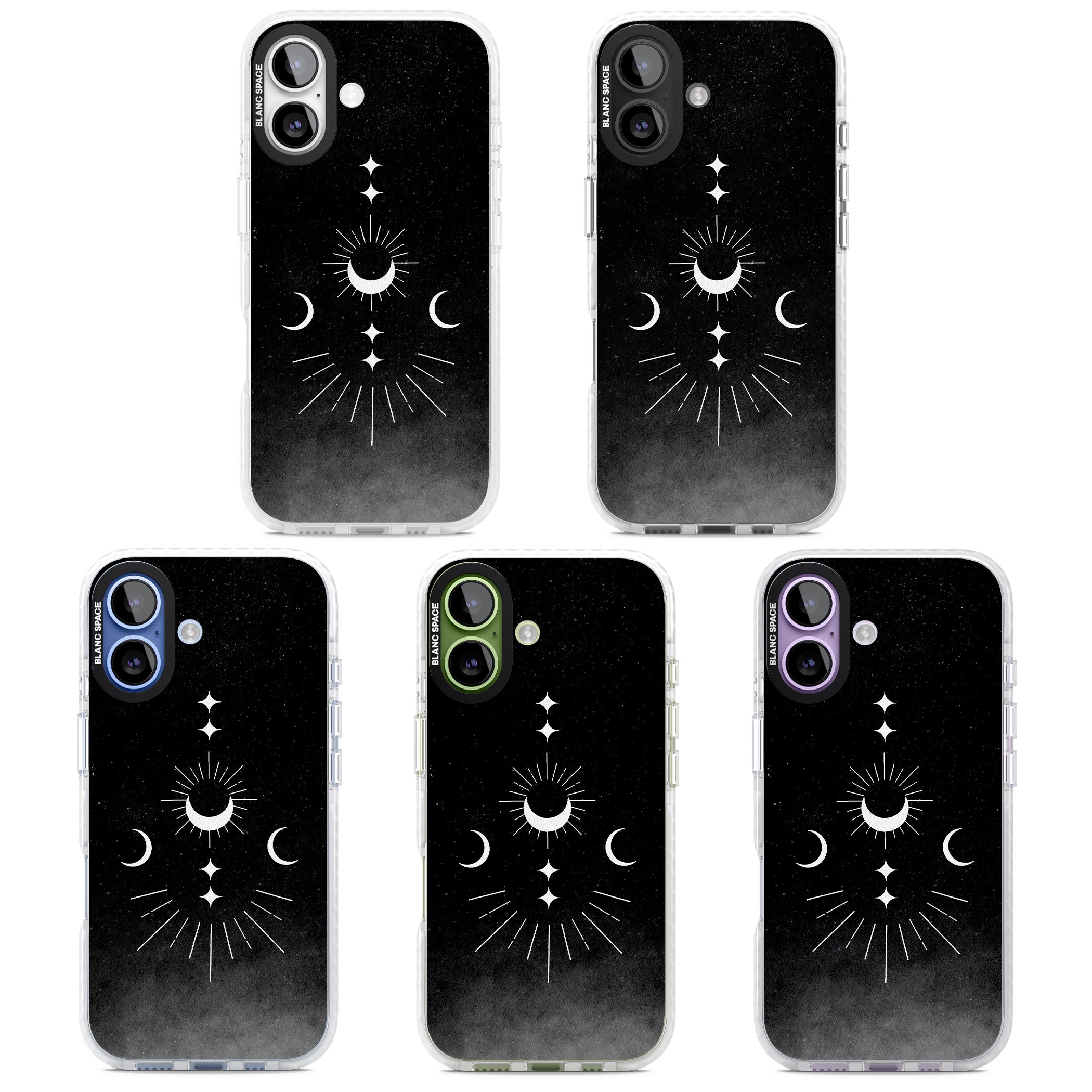 Lunar Mandala iPhone 17 Impact Clear Phone Case APT Impact Protection