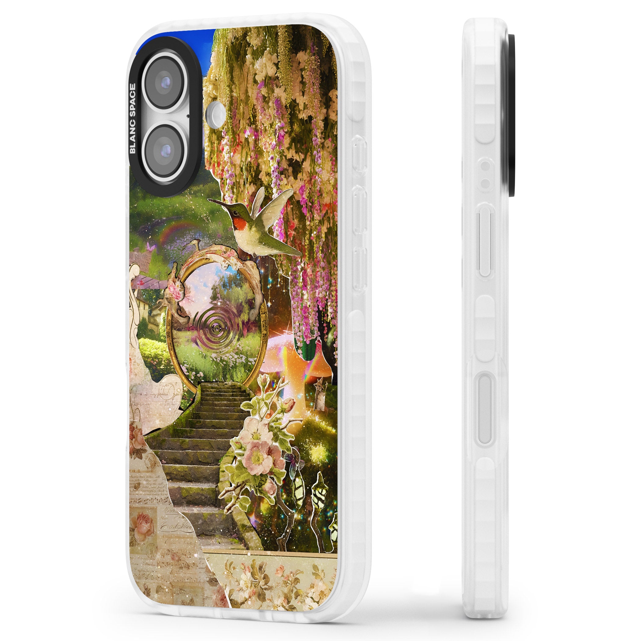 Fairy Portal iPhone 17 Impact Clear Phone Case Side Profile