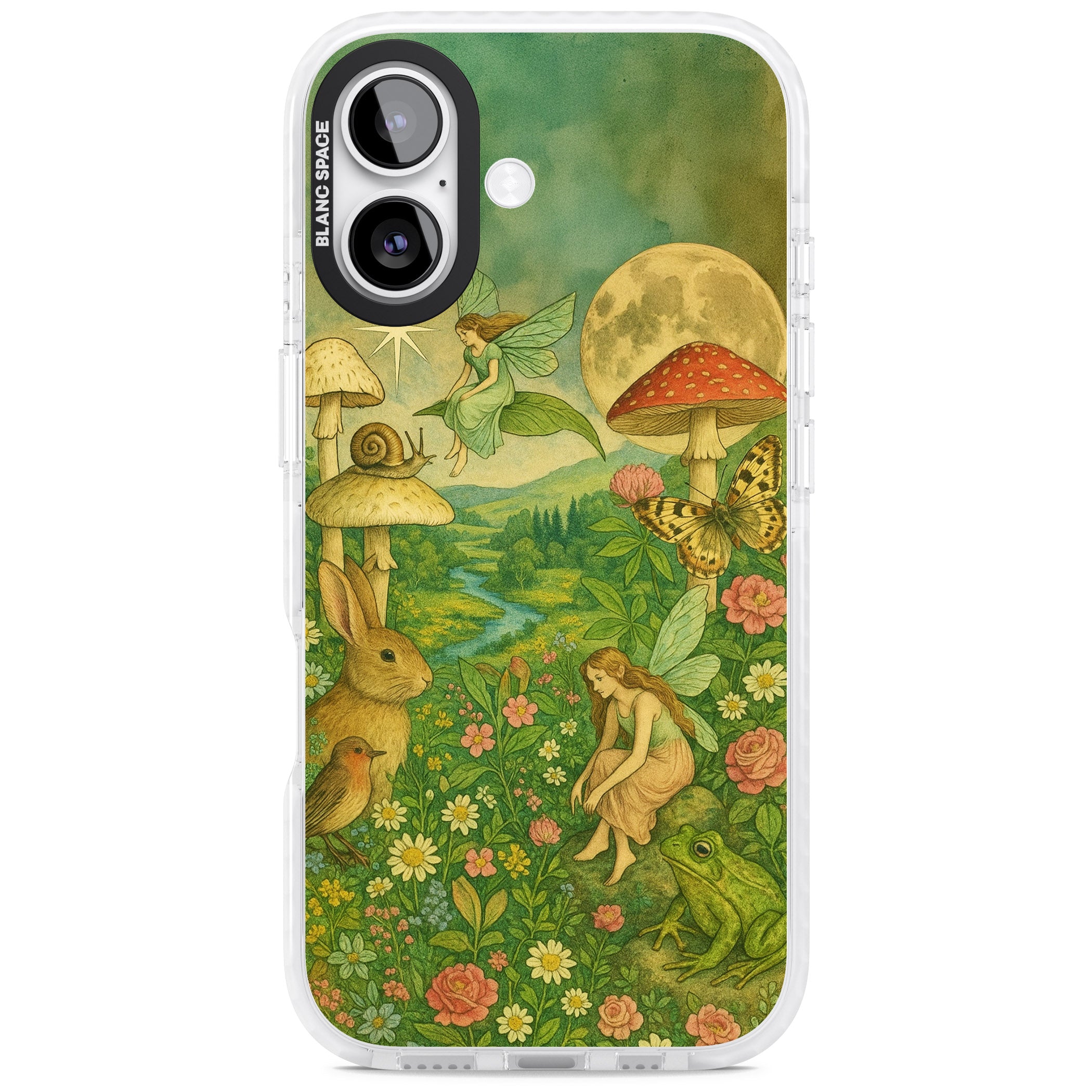 Fairies & Flowers iPhone 17 Impact Clear Phone Case