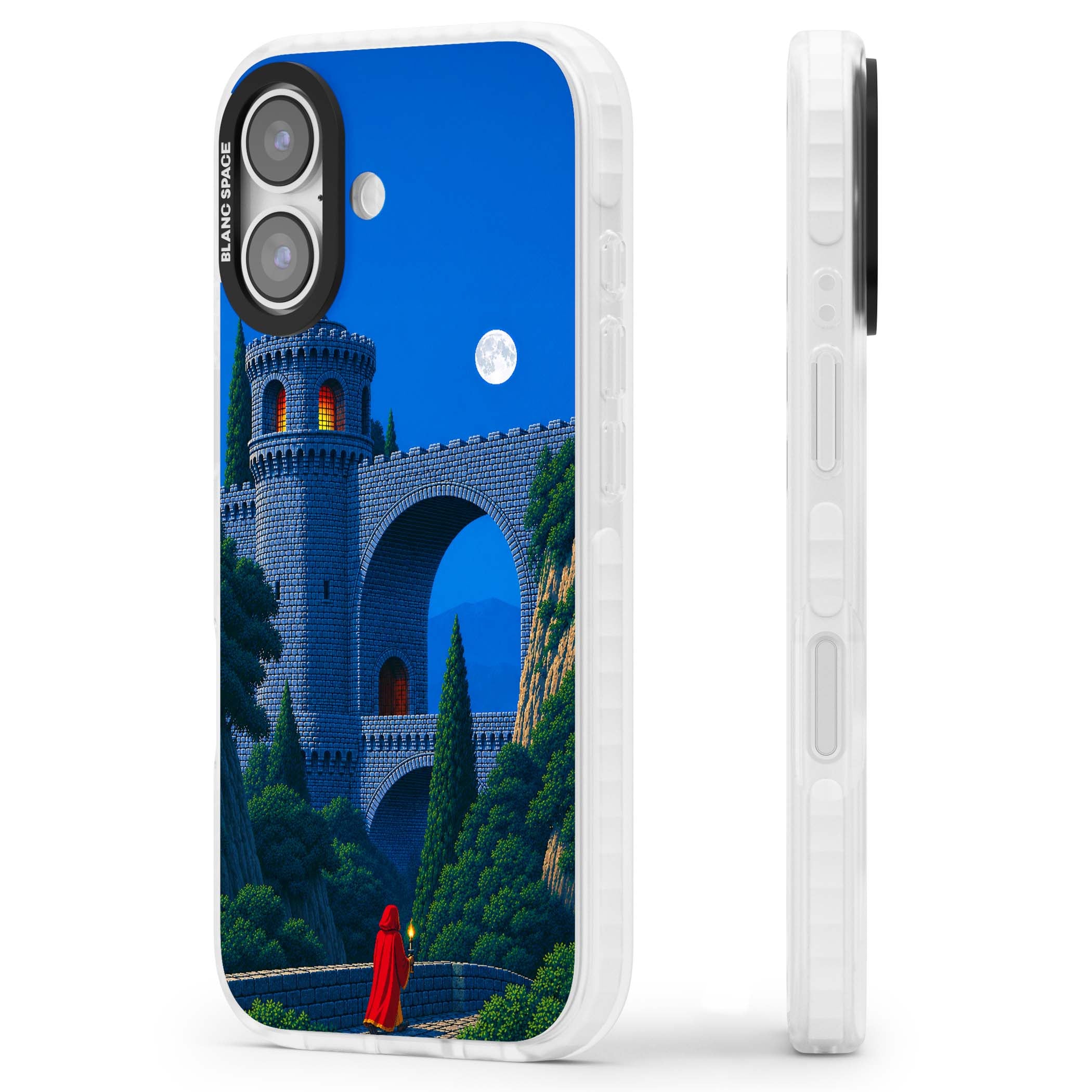 Castle Walls art iPhone case | Black Impact case for iPhone 17