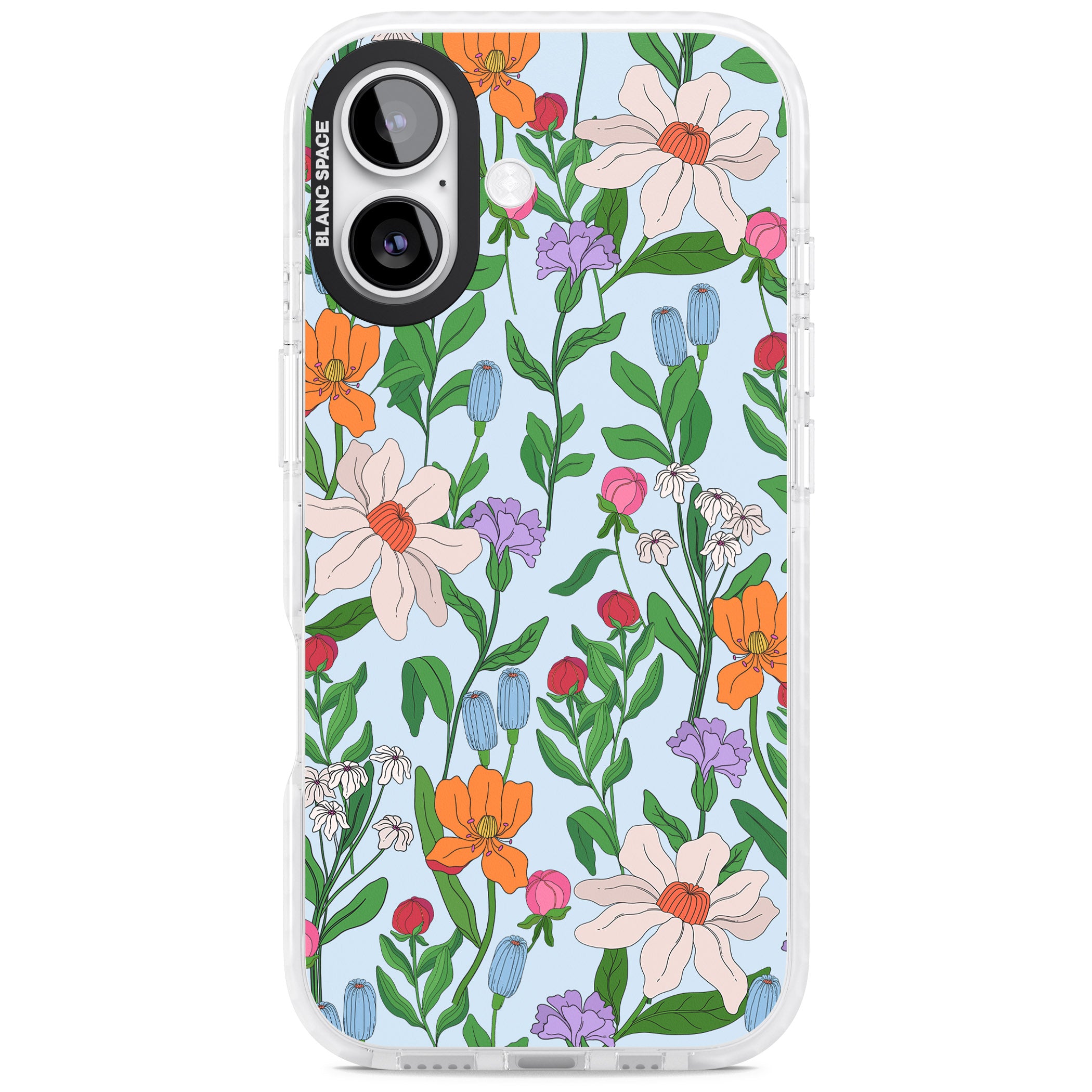 Full Bloom Background iPhone 17 Impact Clear Phone Case