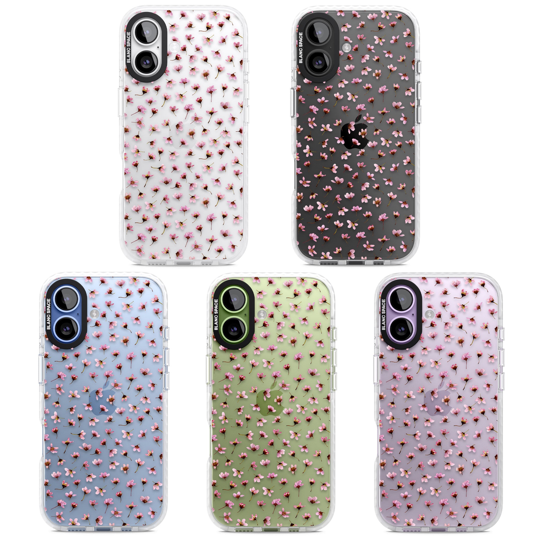Pink Blossom iPhone 17 Impact Clear Phone Case APT Impact Protection