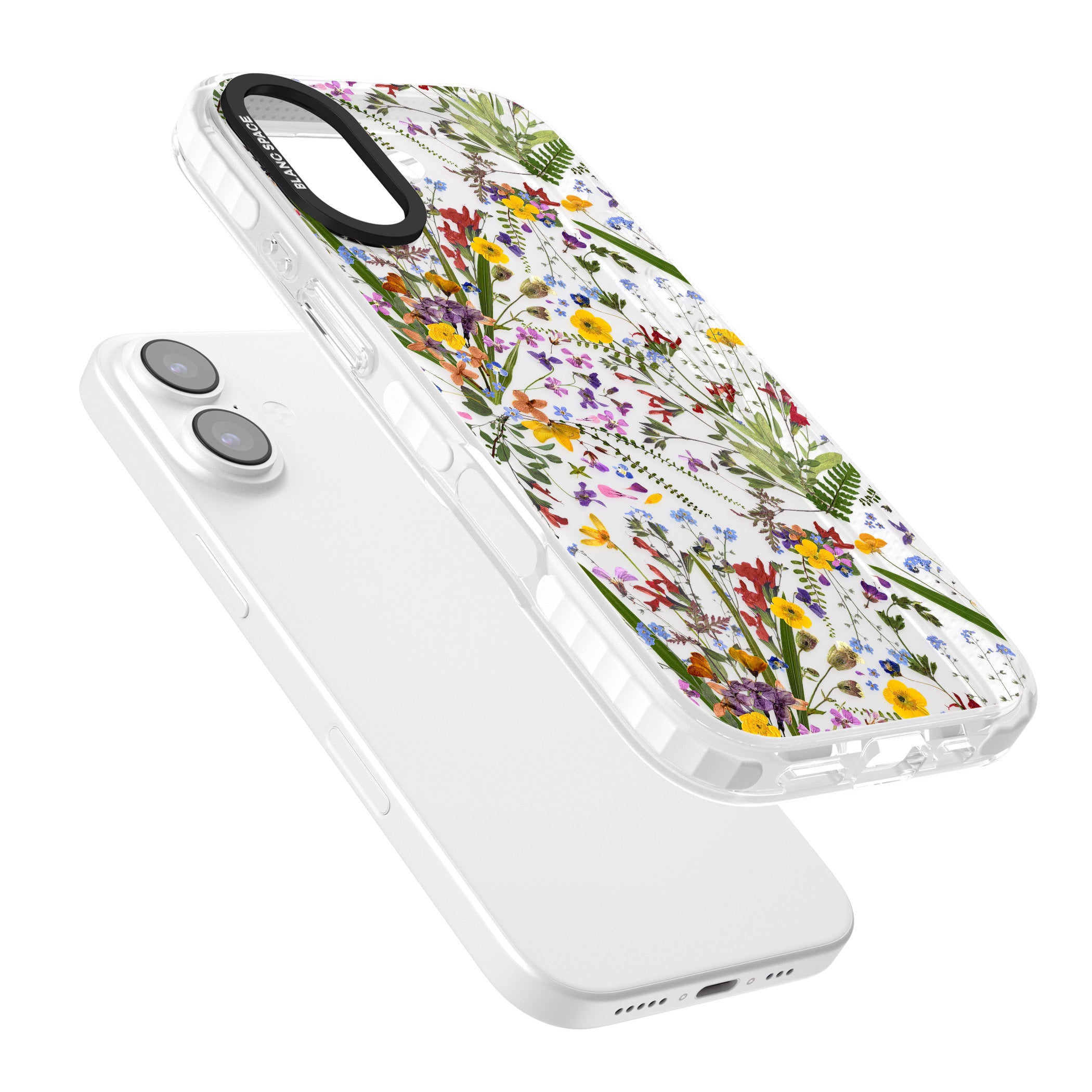 Wildflower & Leaves iPhone 17 Impact Clear Phone Case Colours