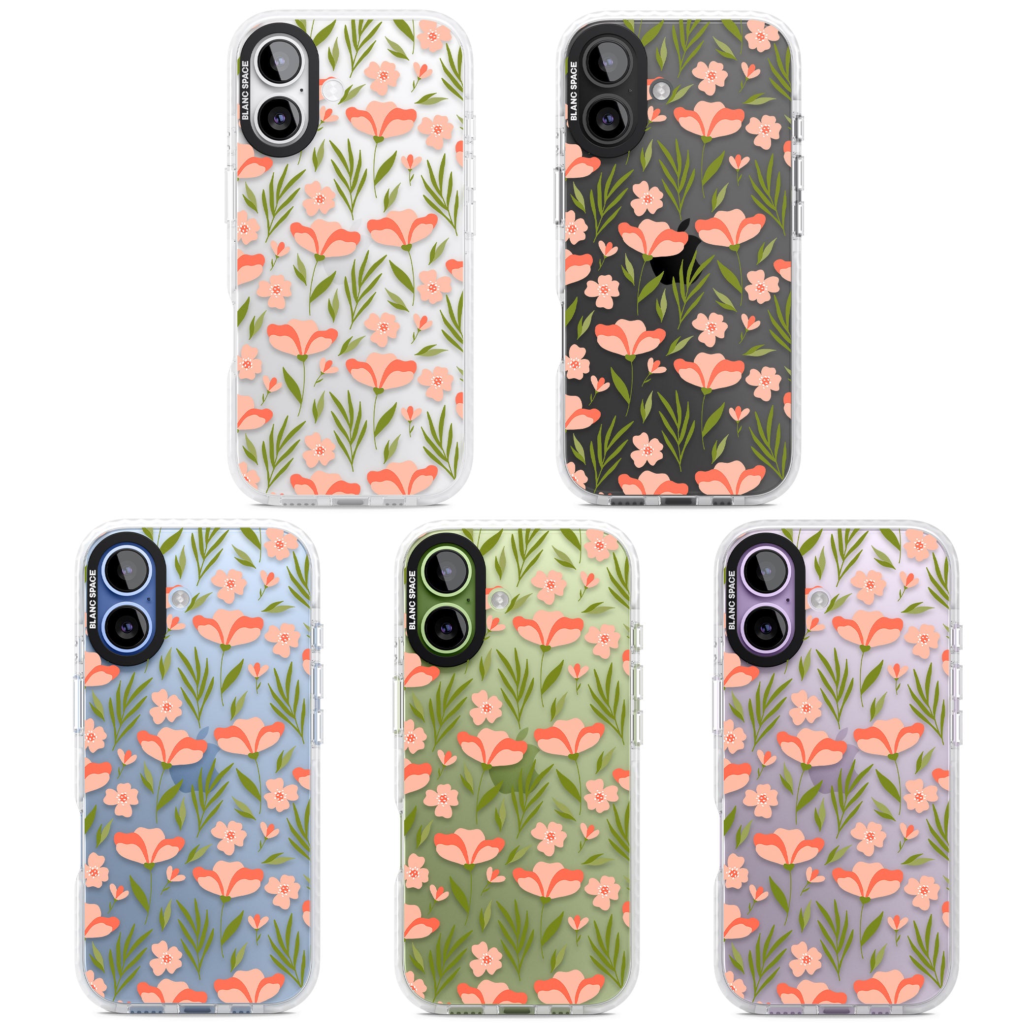 Blossom Bloom iPhone 17 Impact Clear Phone Case APT Impact Protection