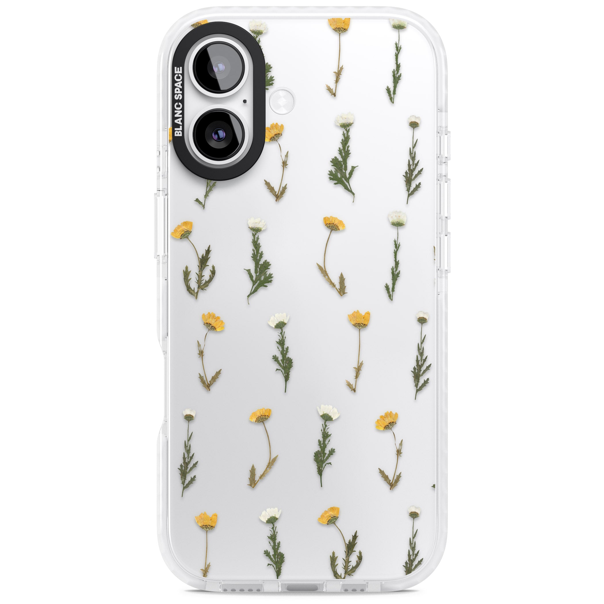Pressed Flower iPhone 17 Impact Clear Phone Case