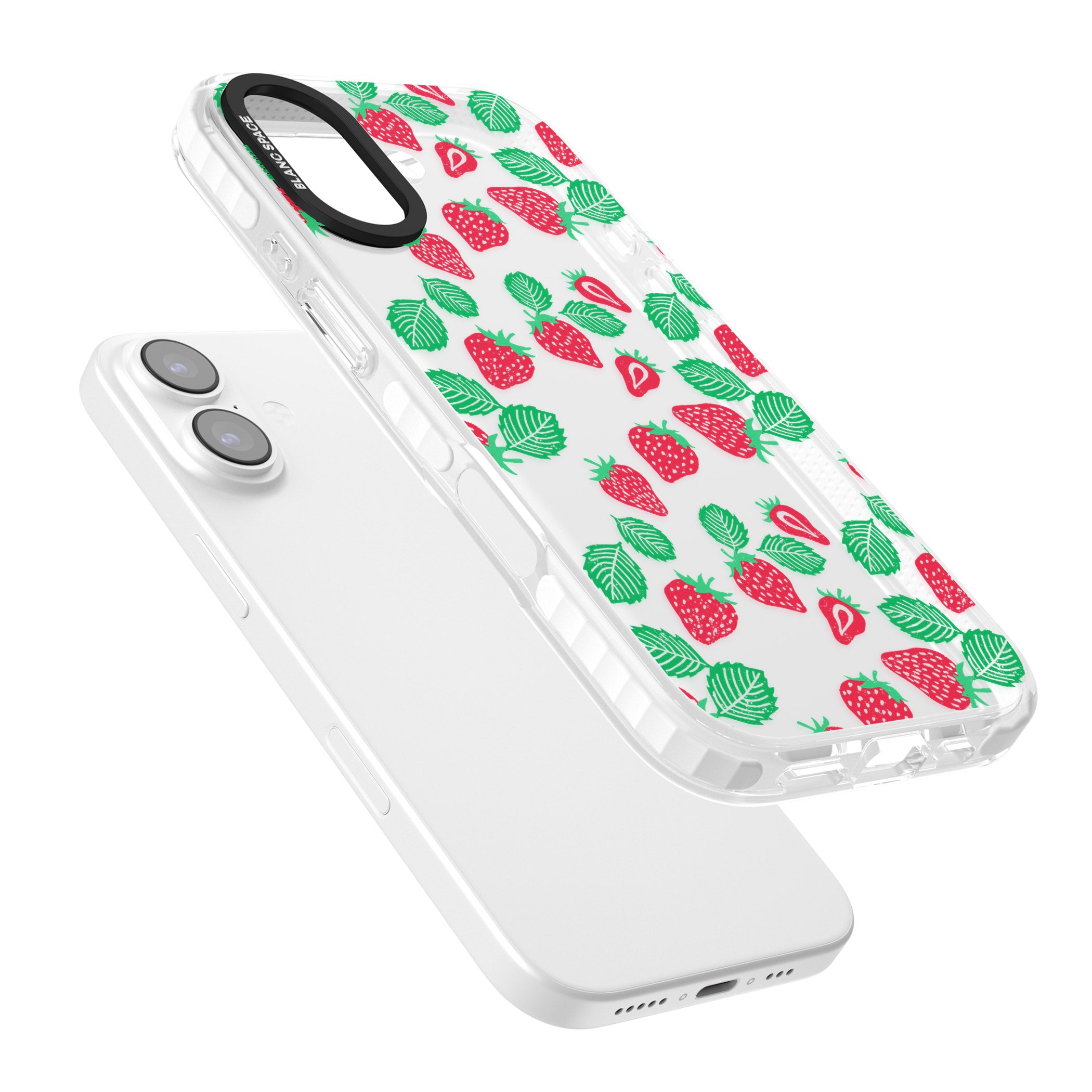 Strawberry Delight iPhone 17 Impact Clear Phone Case Colours