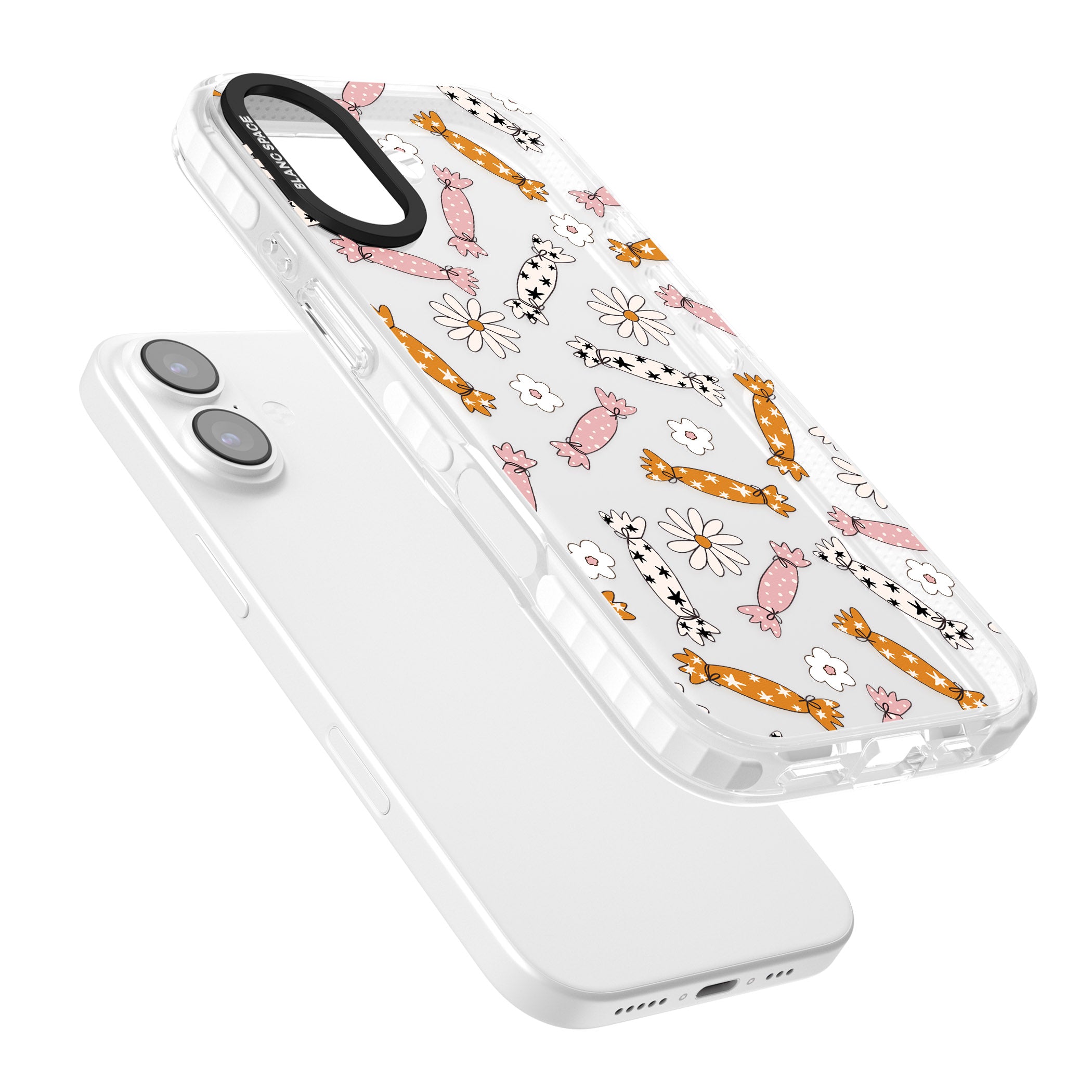 Floral Candy iPhone 17 Impact Clear Phone Case Colours