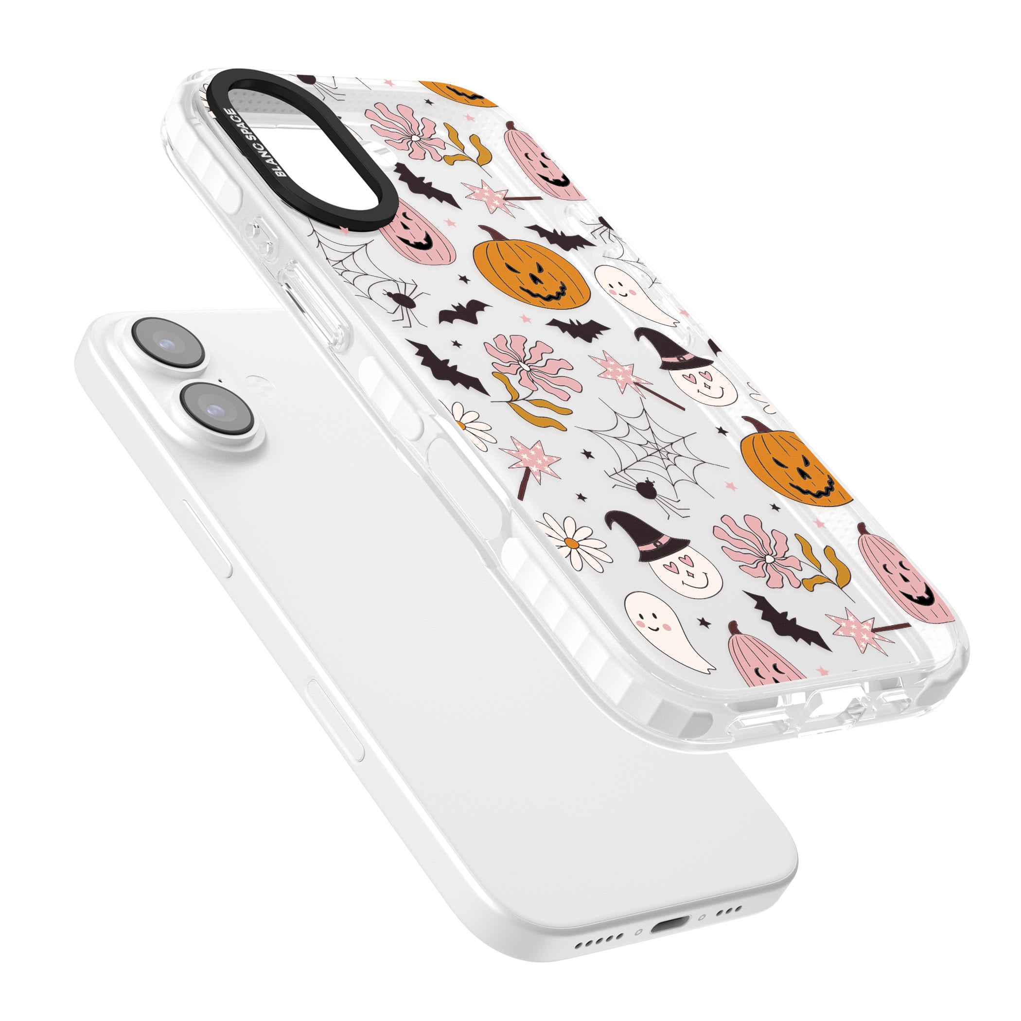 Spooky Mix iPhone 17 Impact Clear Phone Case Colours